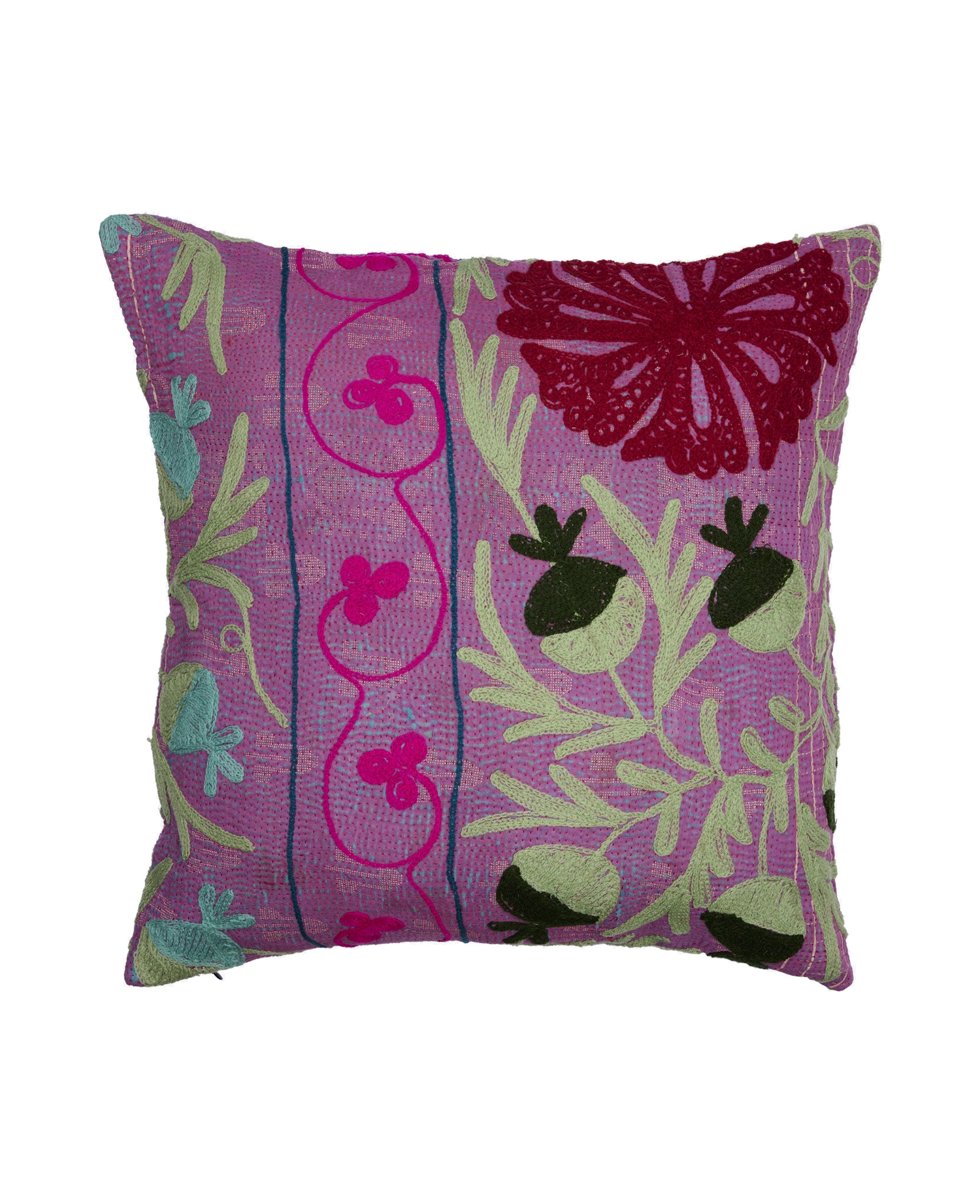 Karma Suzani Pillow Case (50 x 50) - No. 42