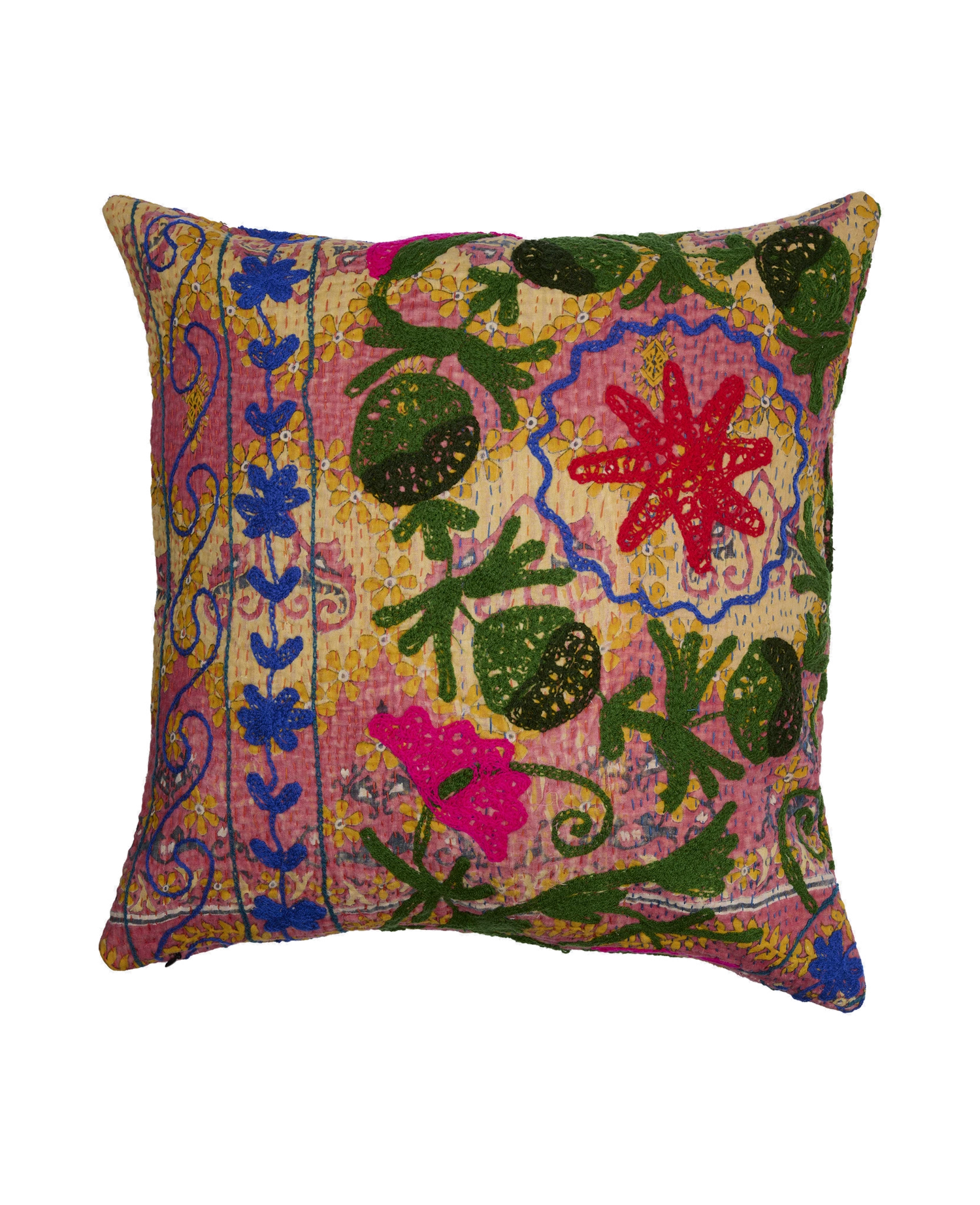 Karma Suzani Pillow Case (50 x 50) - No. 6