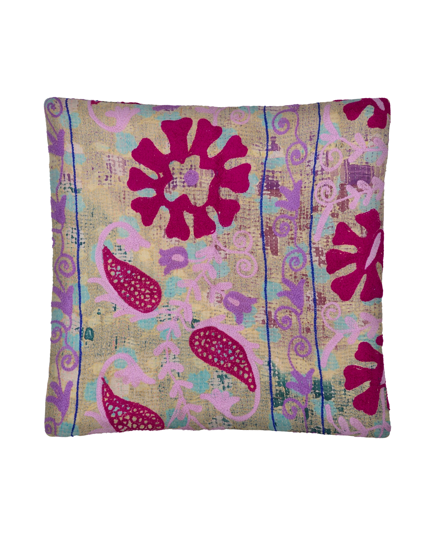 Karma Suzani Pillow Case (50 x 50) - No. 77