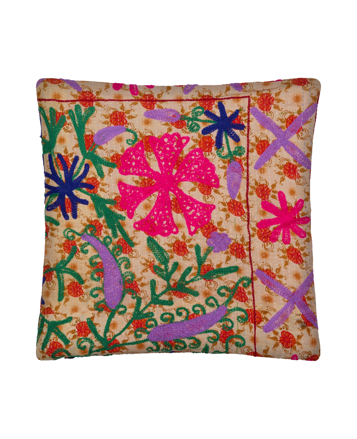 Karma Suzani Pillow Case (50 x 50) - No. 78