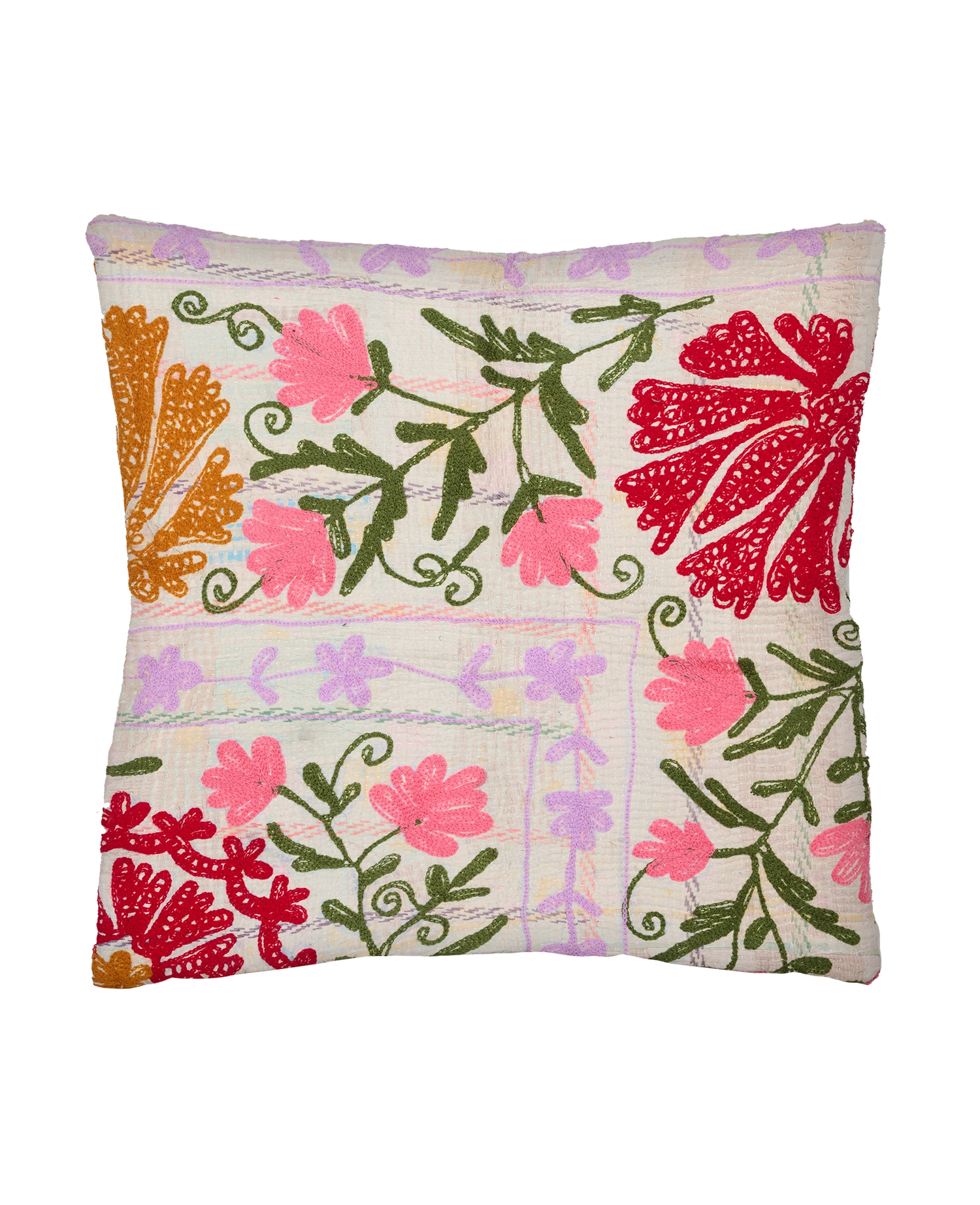 Karma Suzani Pillow Case (50 x 50) - No. 96