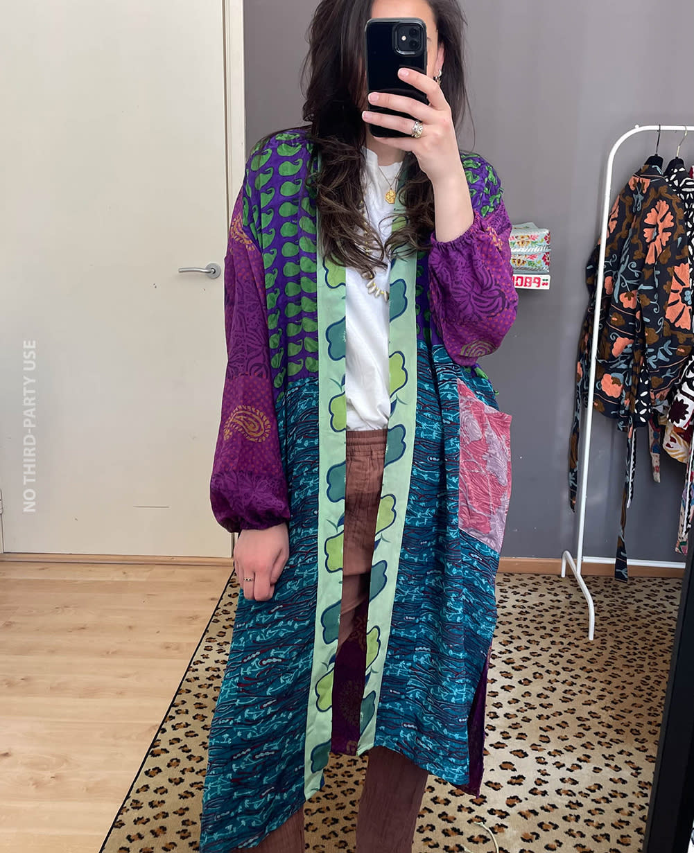 Pocket SILK Kimono - No. 14