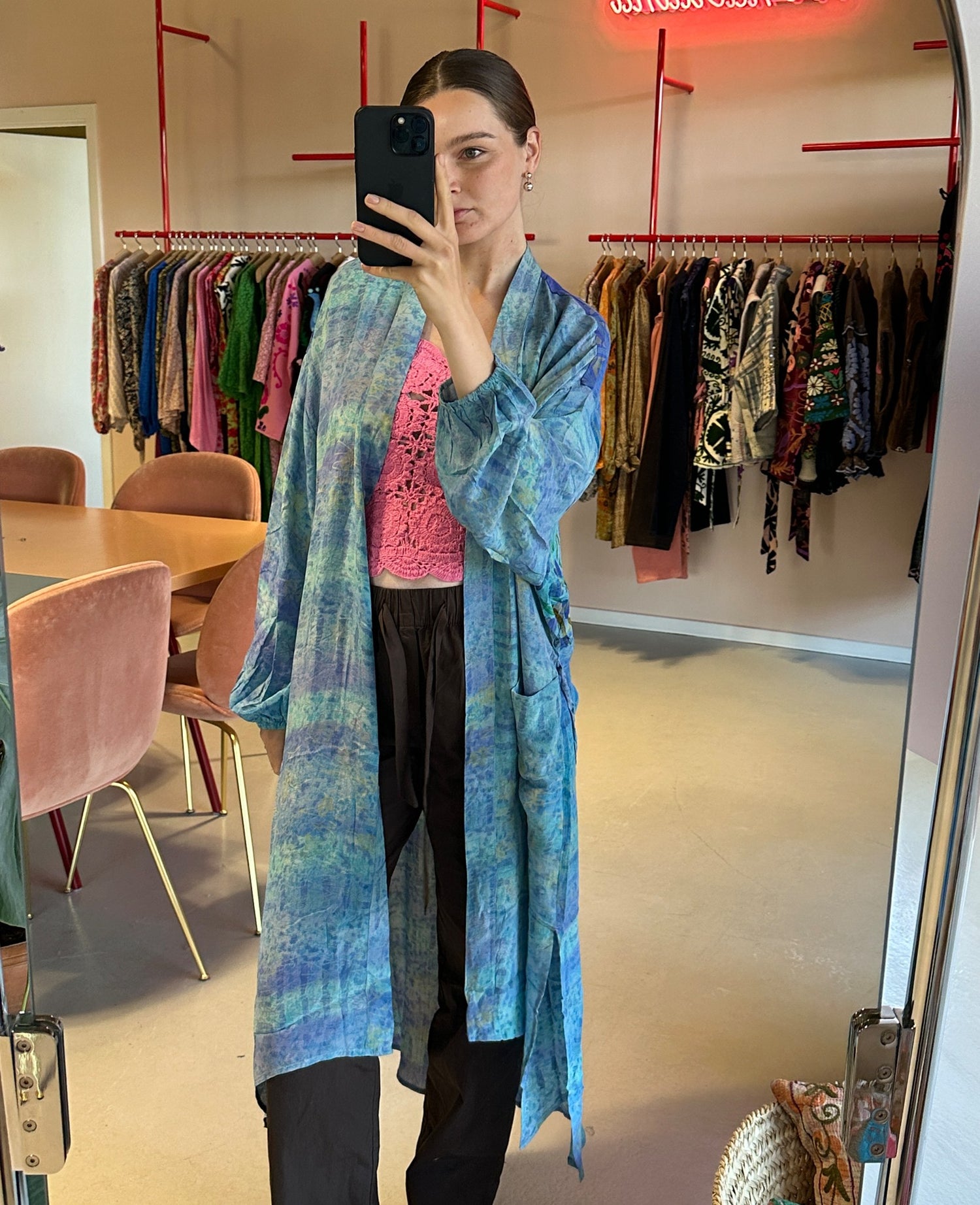 Pocket SILK Kimono - No. 73