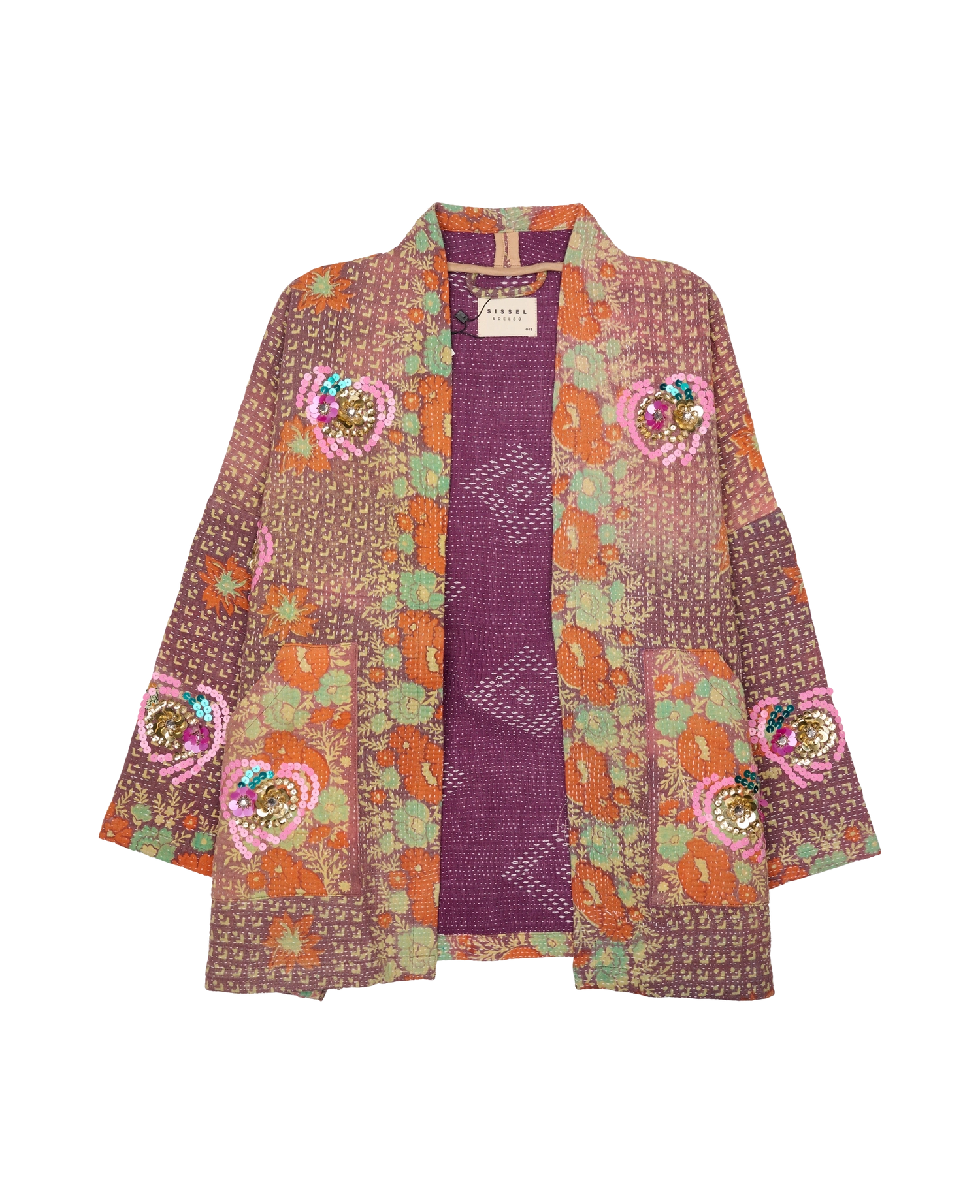 Tyler Sequins Jacket - Flowers No. 125