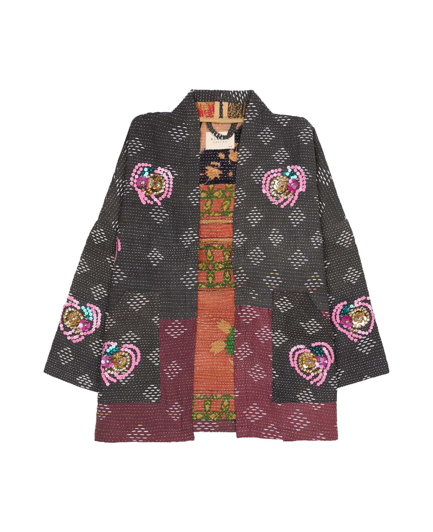 Tyler Sequins Jacket - Flowers No. 150