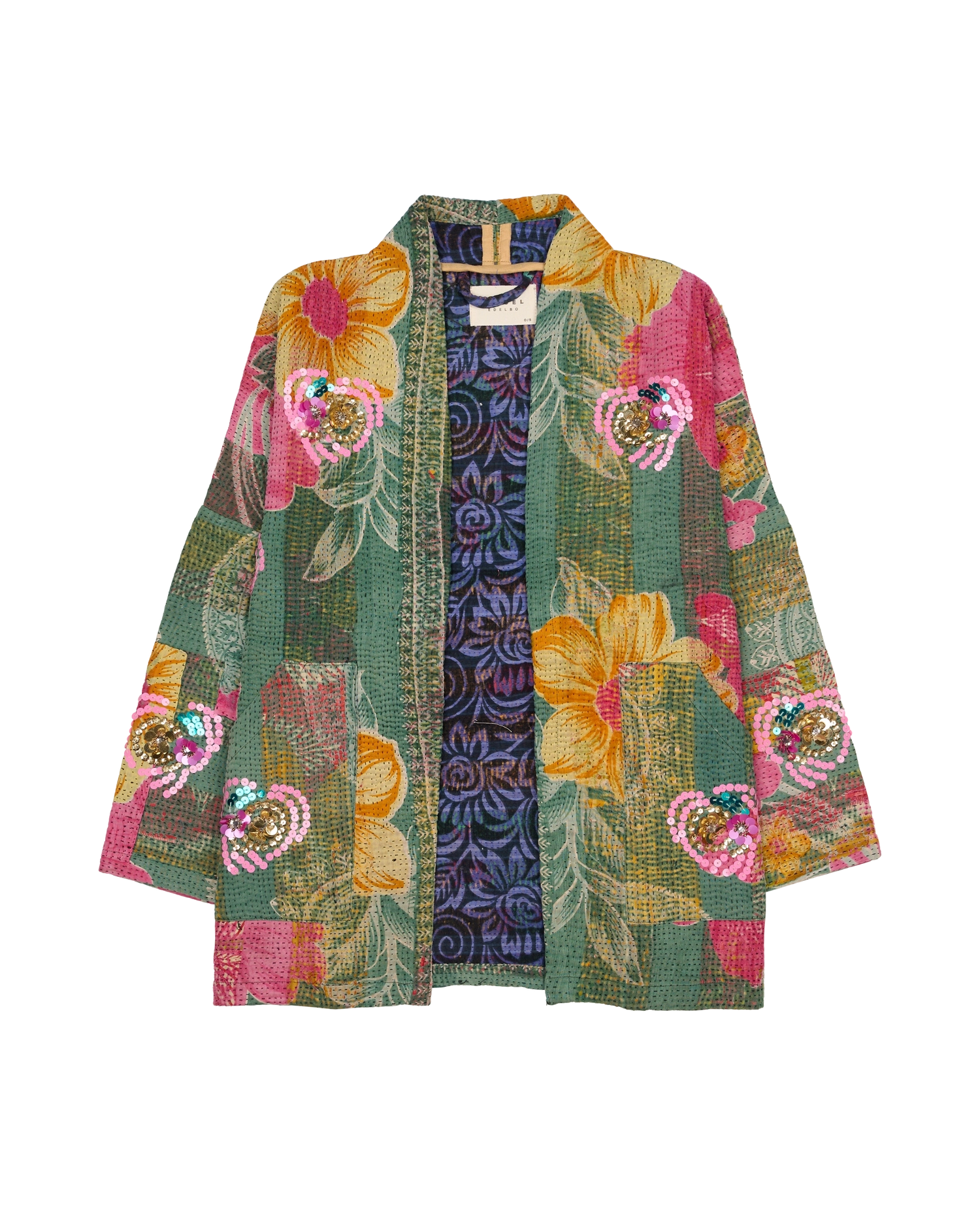 Tyler Sequins Jacket - Flowers No. 171