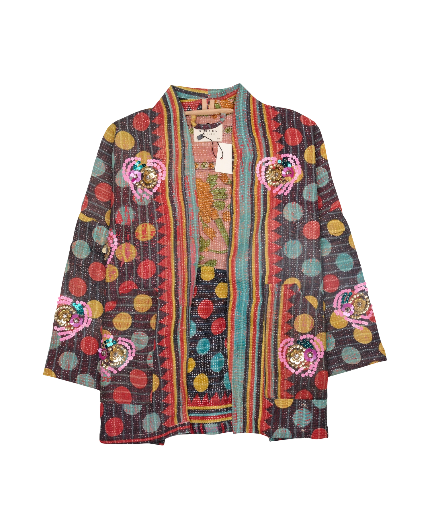 Tyler Sequins Jacket - Flowers No. 41