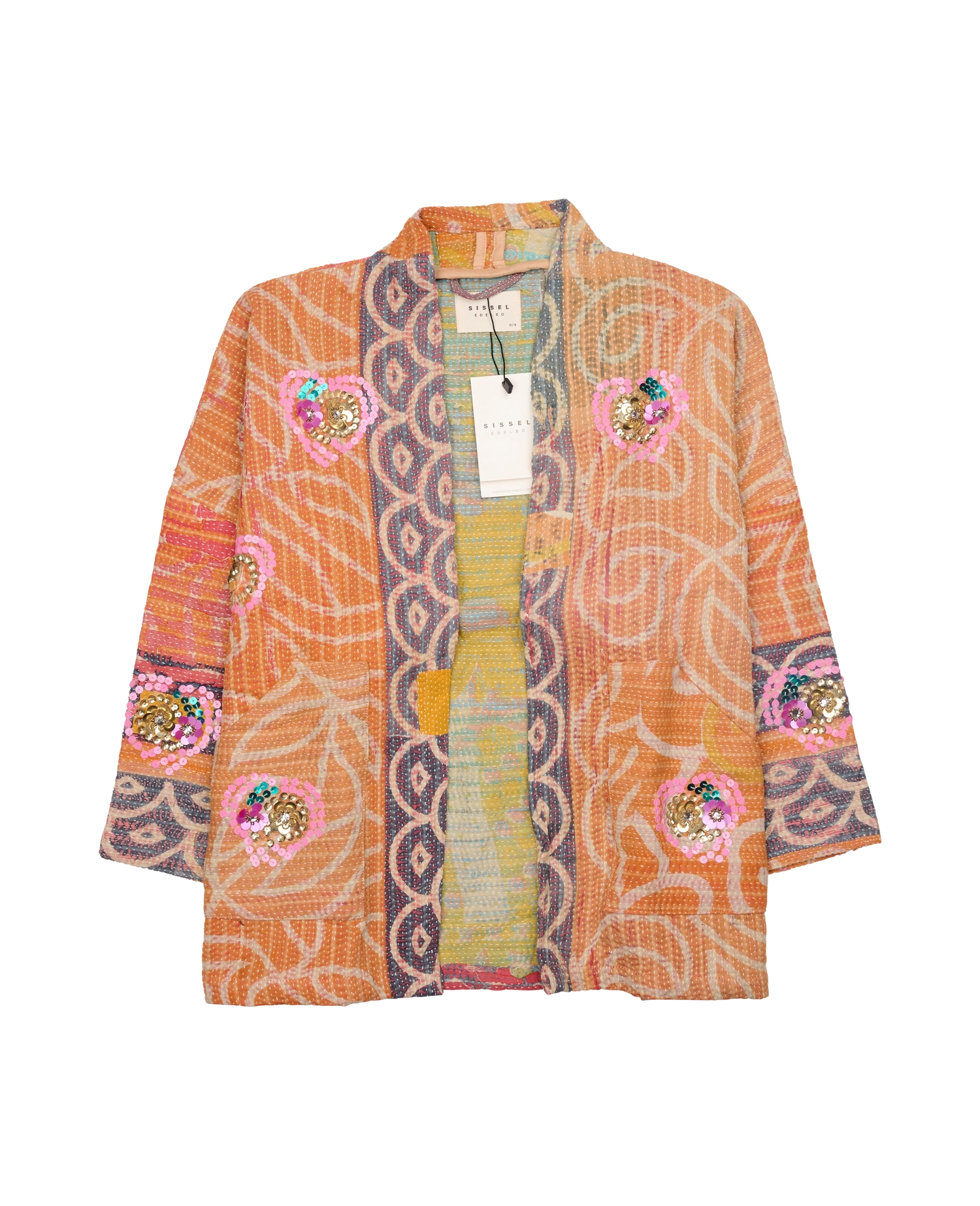 Tyler Sequins Jacket - Flowers No. 57