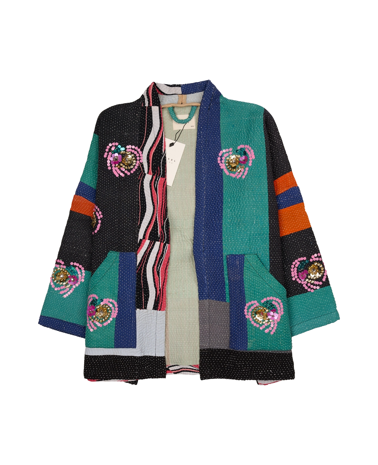 Tyler Sequins Jacket - Flowers No. 73