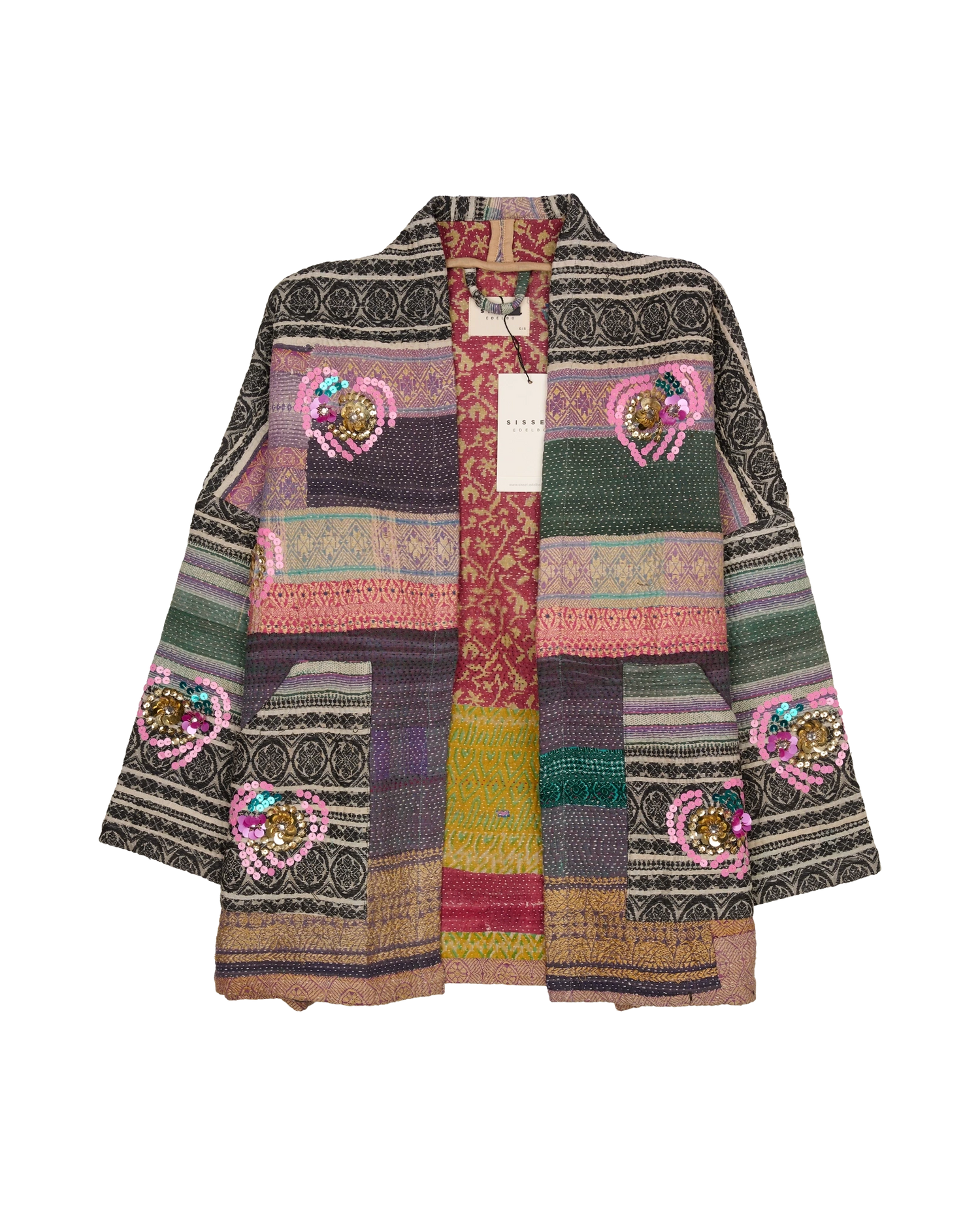 Tyler Sequins Jacket - Flowers No. 80