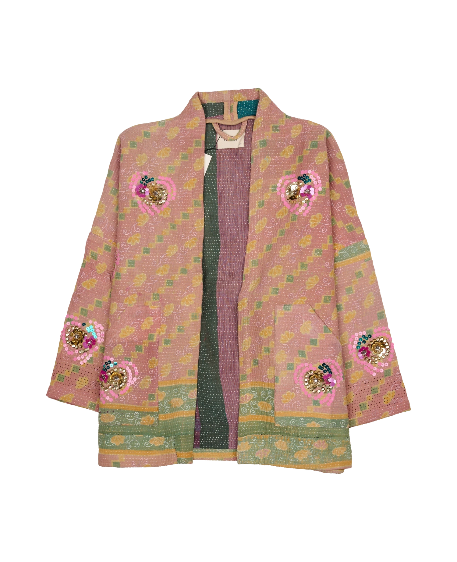 Tyler Sequins Jacket - Flowers No. 81