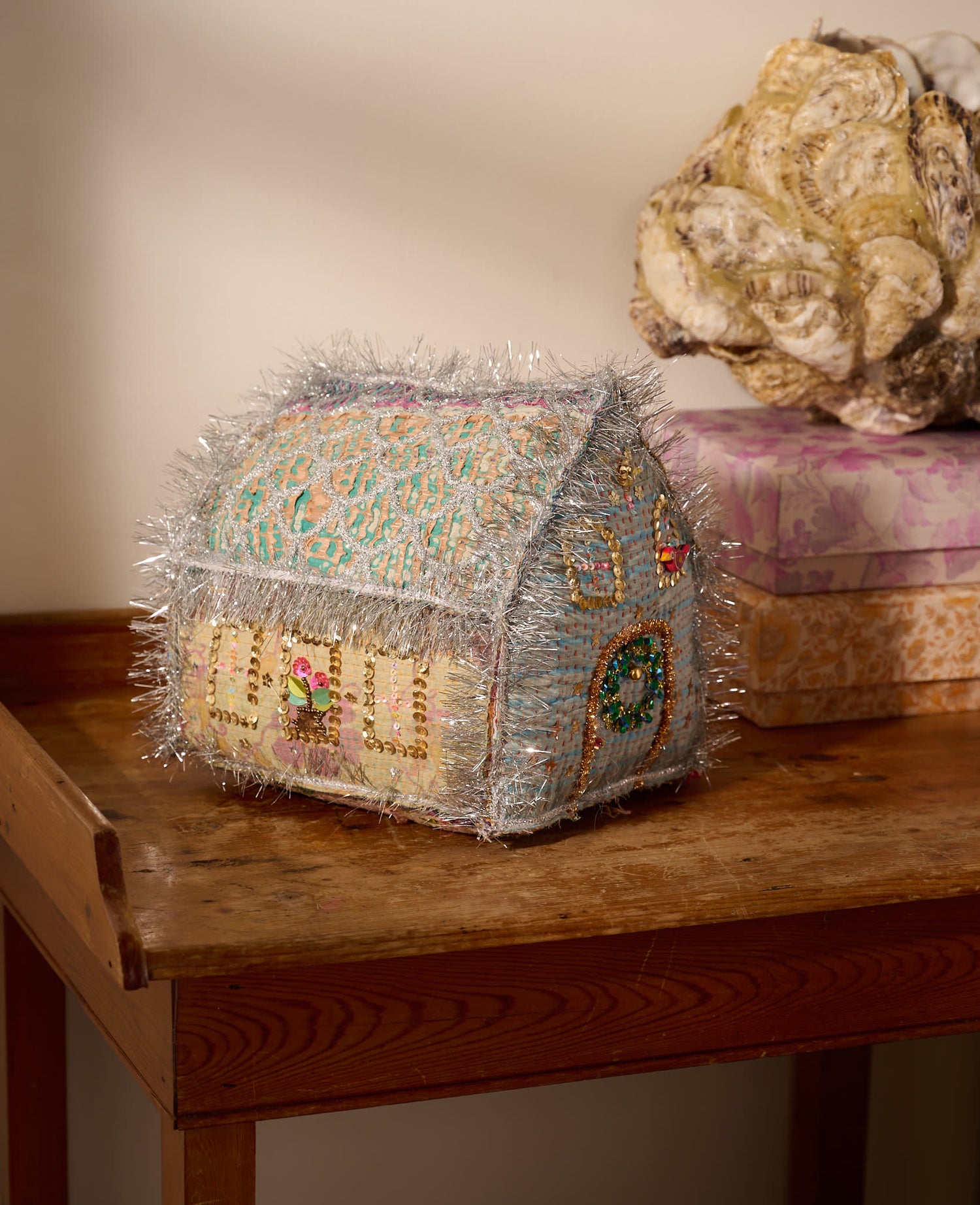 Gingerbread Kantha House - LARGE - No. 310