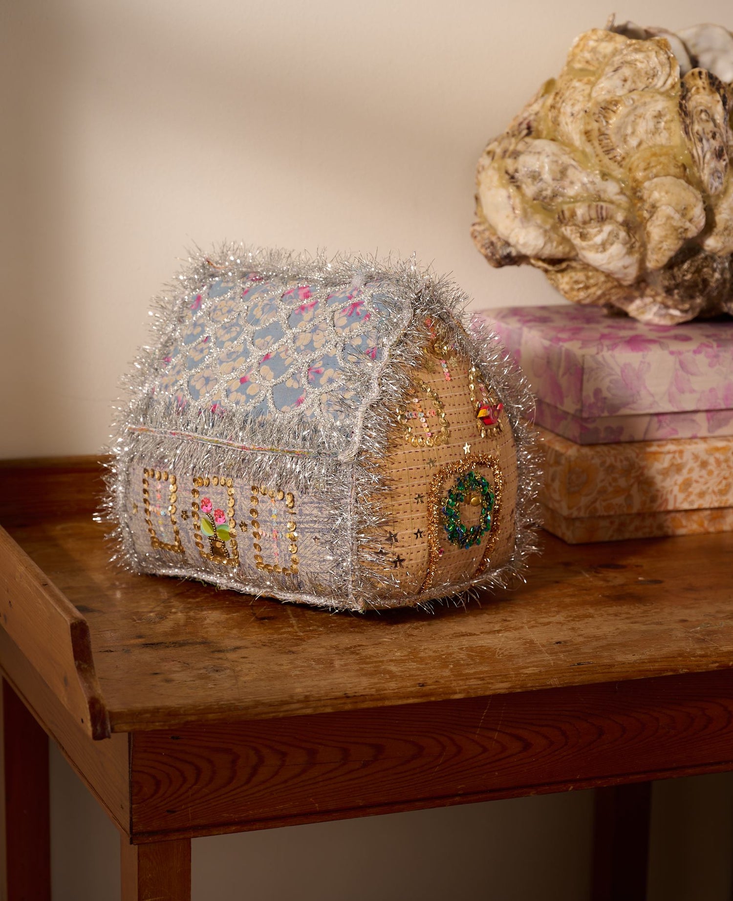 Gingerbread Kantha House - LARGE - No. 318