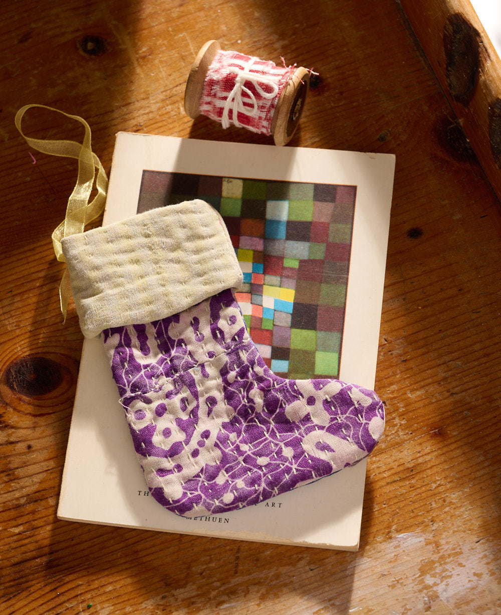 Christmas Sock Ornament - No. 82