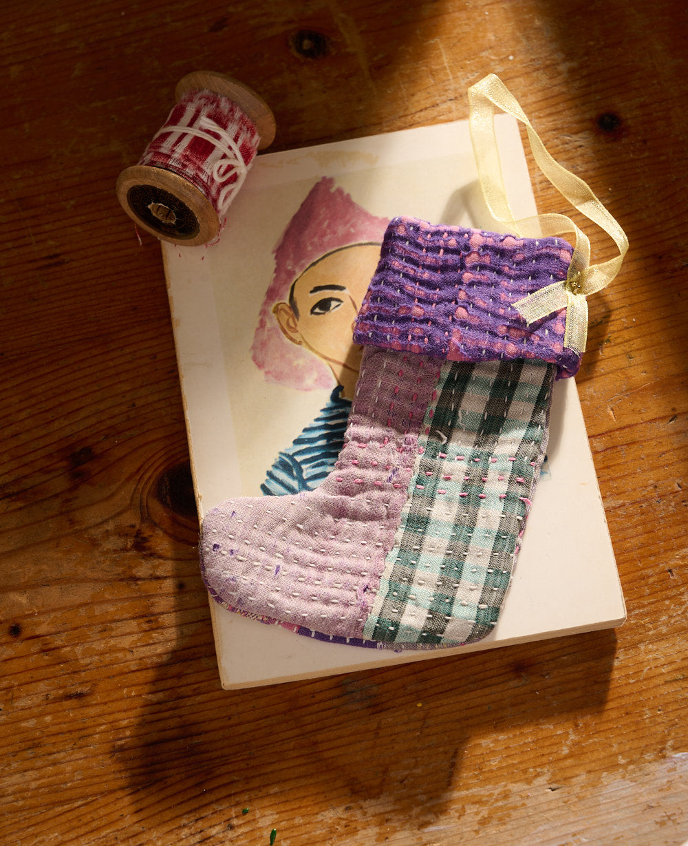 Christmas Sock Ornament - No. 93