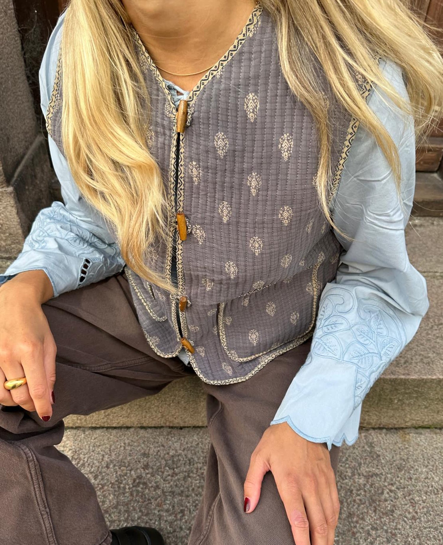 Amalie SILK Vest - No. 157