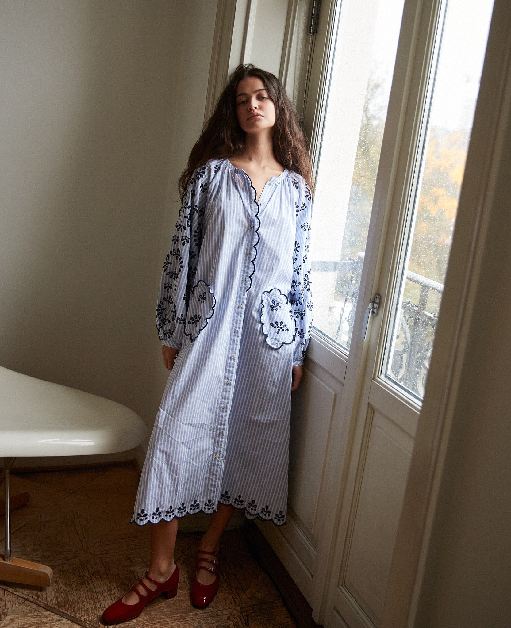 Elin Dress - Ocean – SISSEL EDELBO