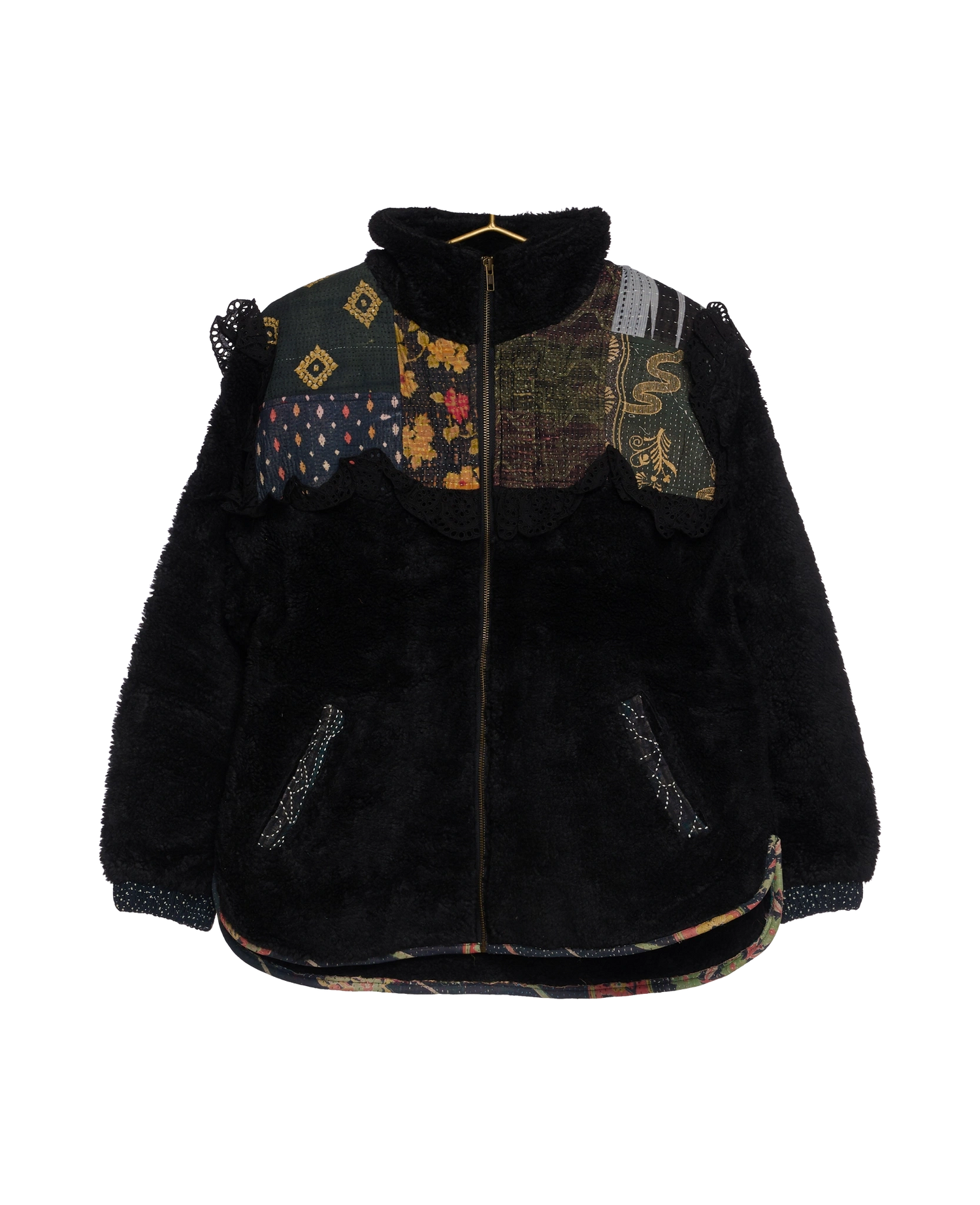 Vilma Jacket - Black Kantha No. 101