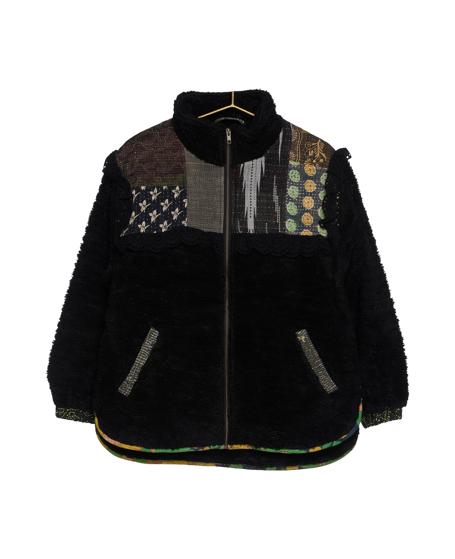 Vilma Jacket - Black Kantha No. 106