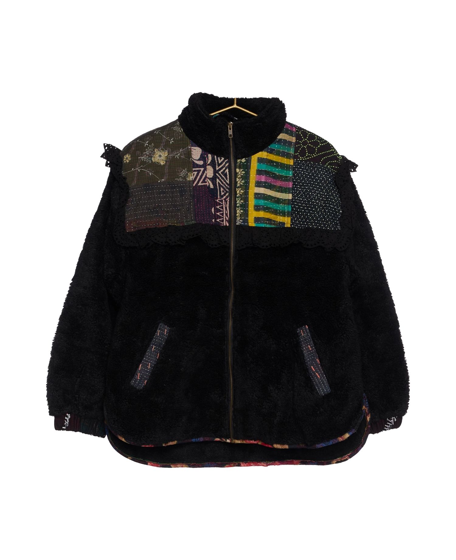 Vilma Jacket - Black Kantha No. 107