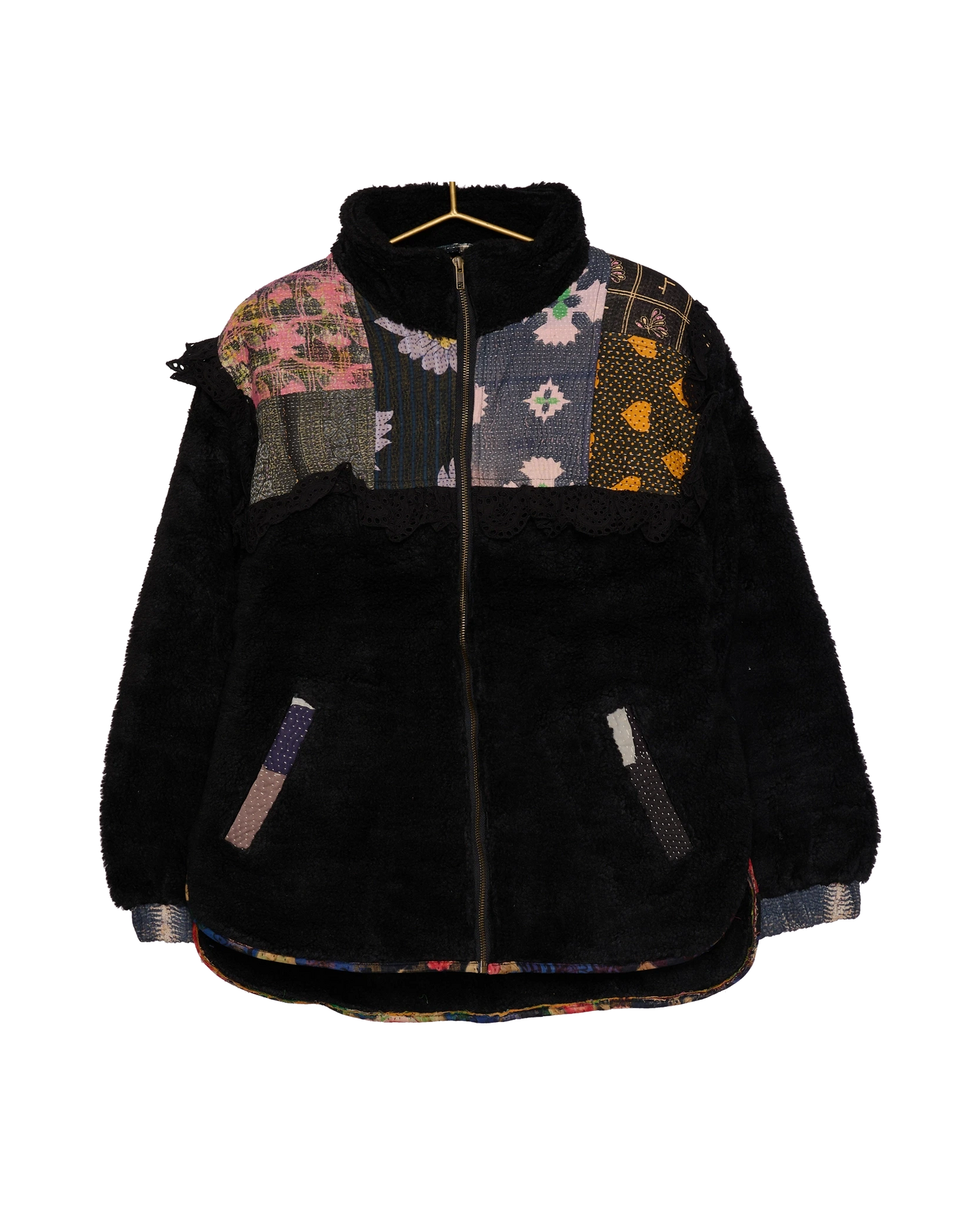 Vilma Jacket - Black Kantha No. 109