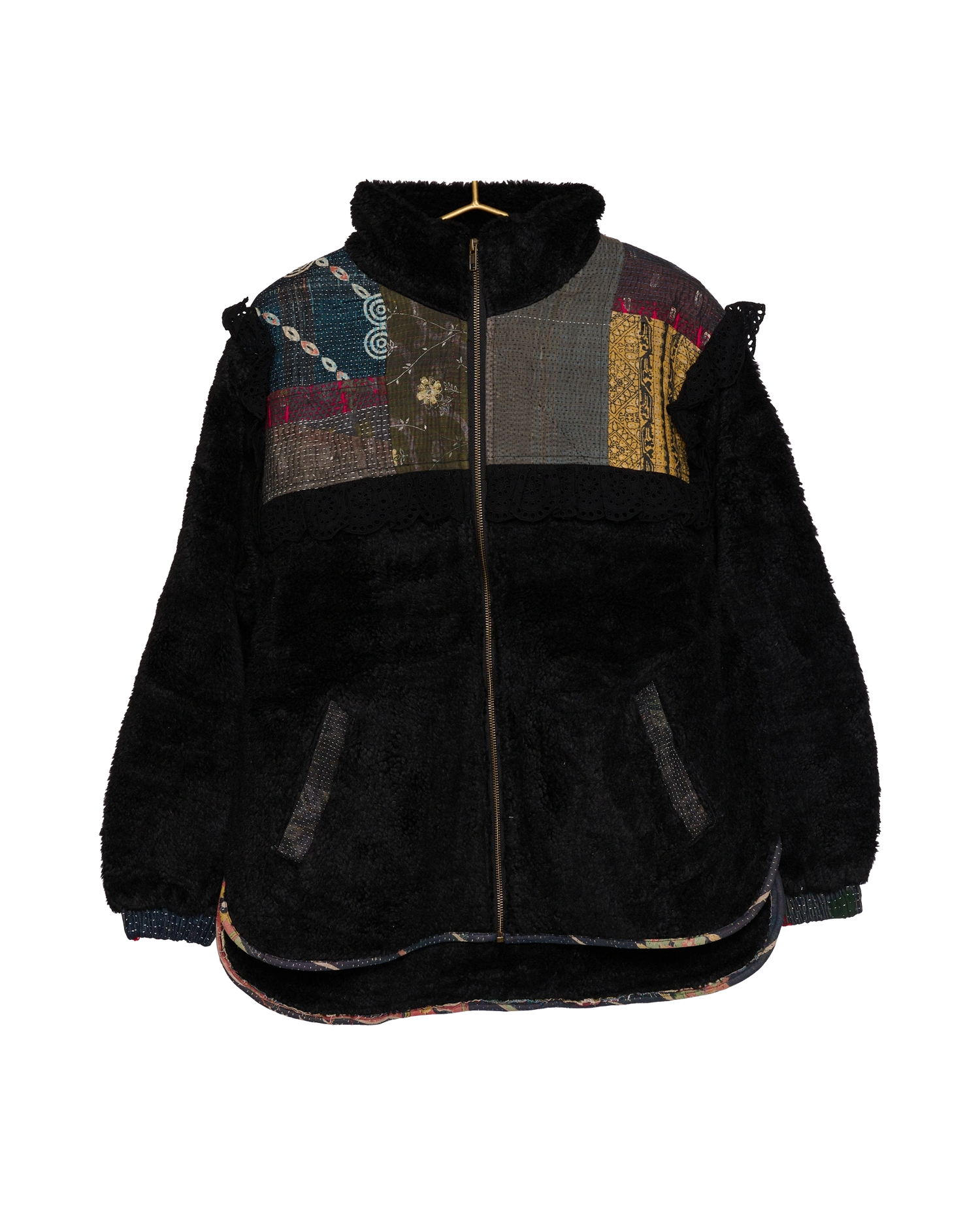 Vilma Jacket - Black Kantha No. 114