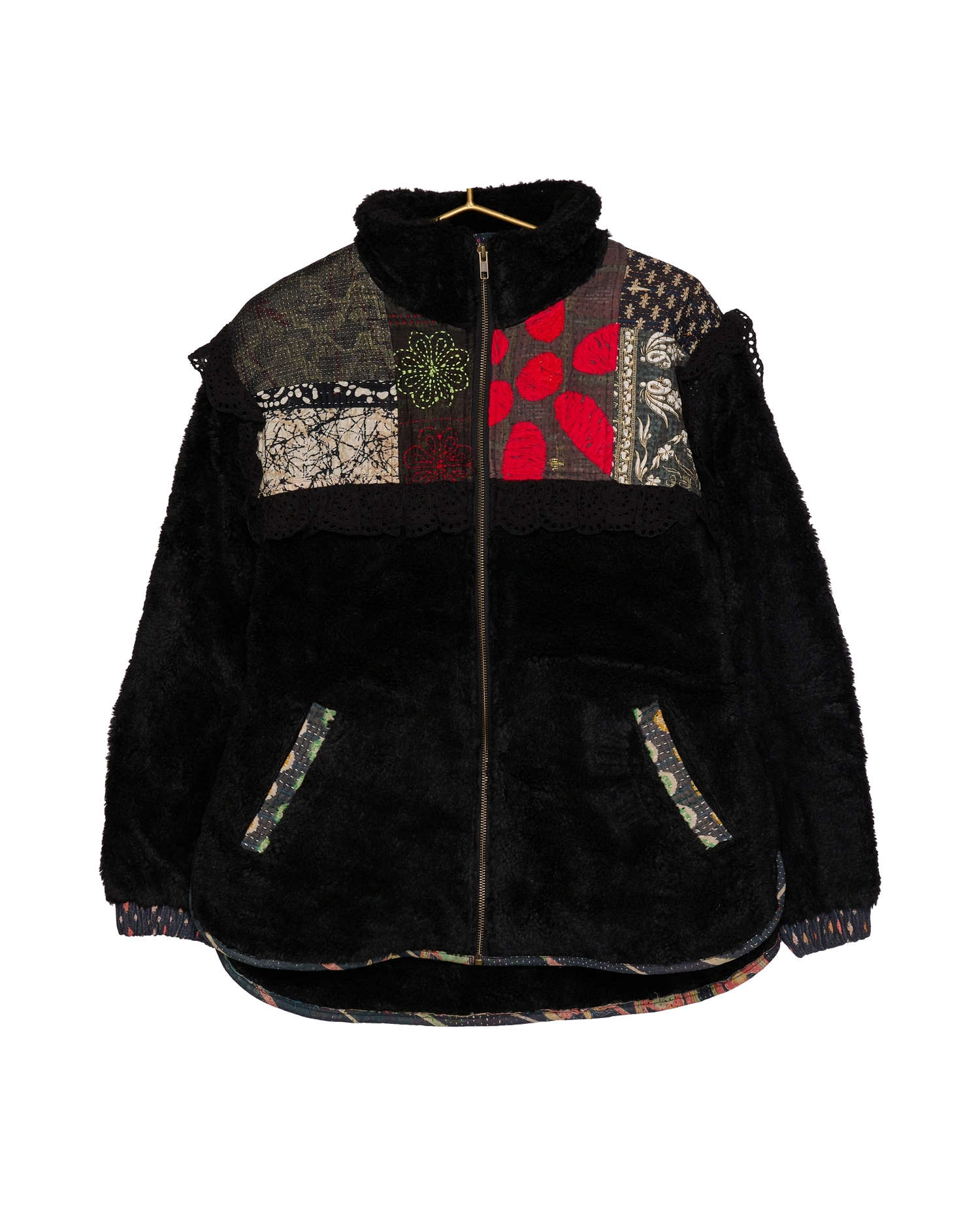 Vilma Jacket - Black Kantha No. 116