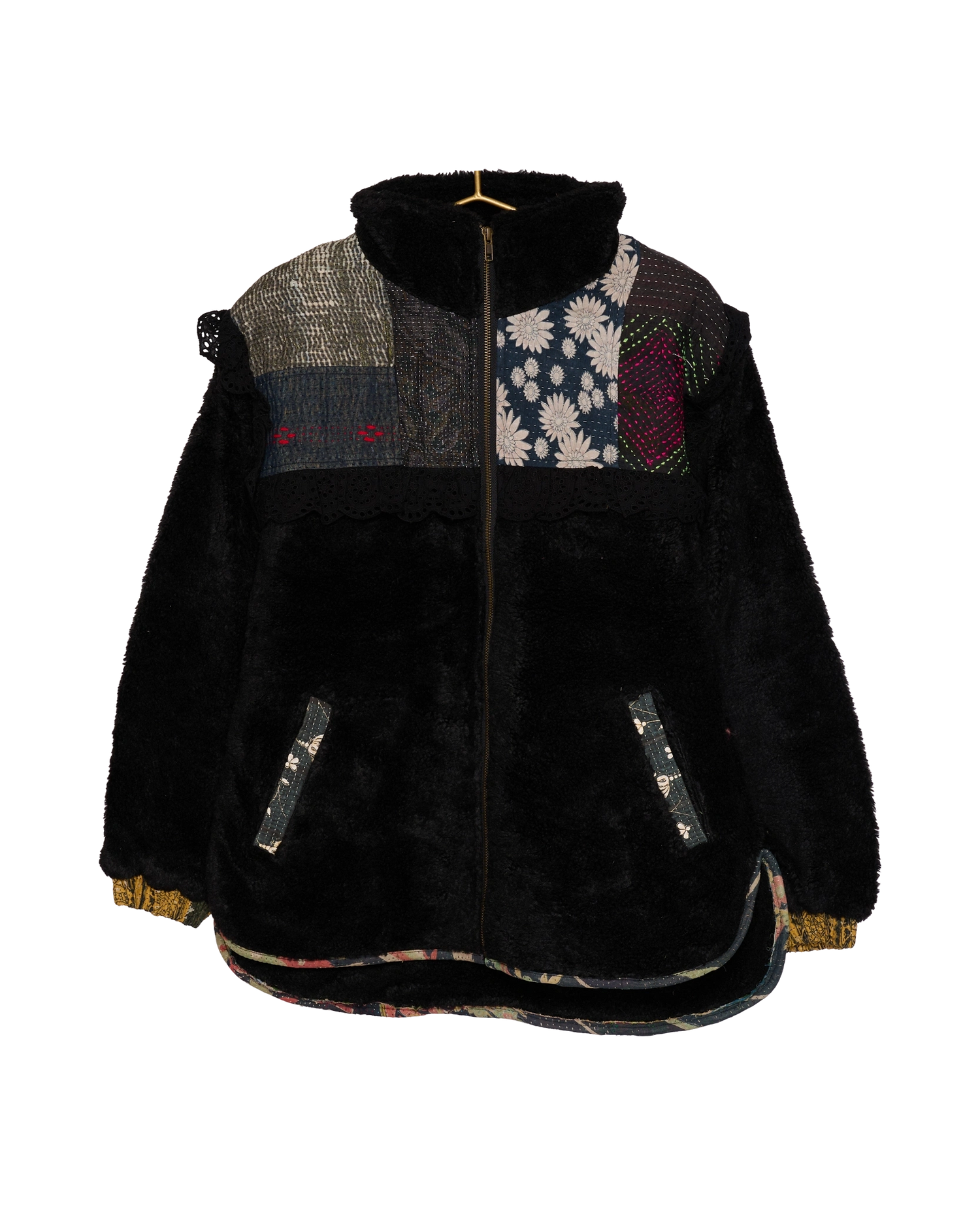 Vilma Jacket - Black Kantha No. 121