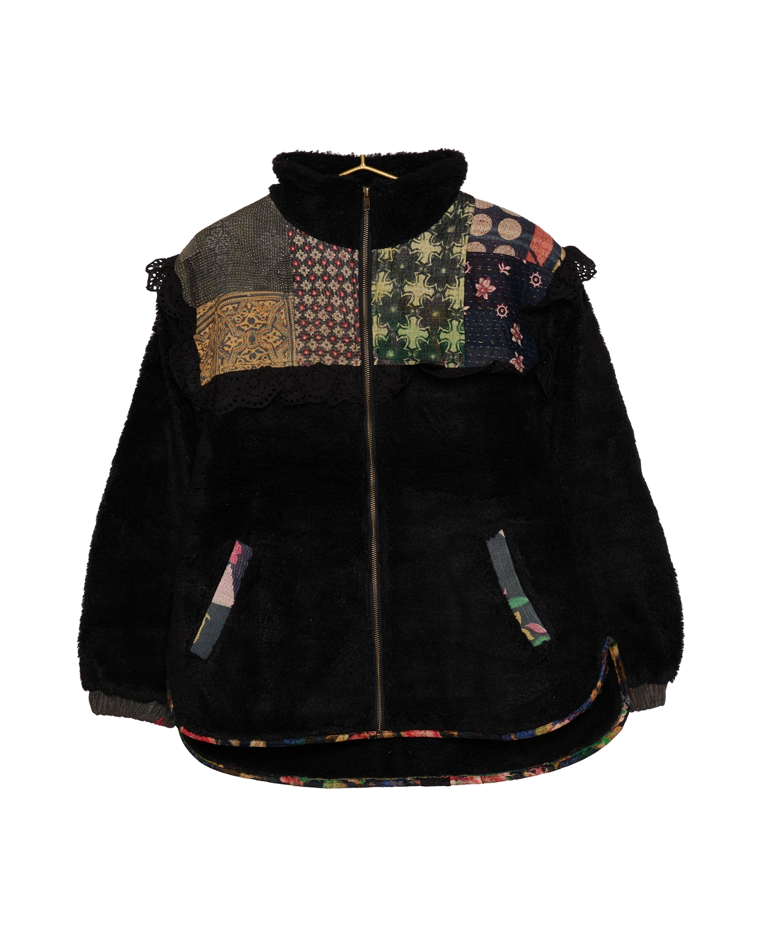 Vilma Jacket - Black Kantha No. 125