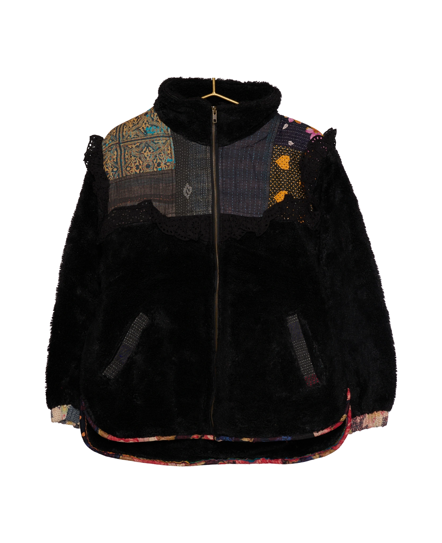 Vilma Jacket - Black Kantha No. 131