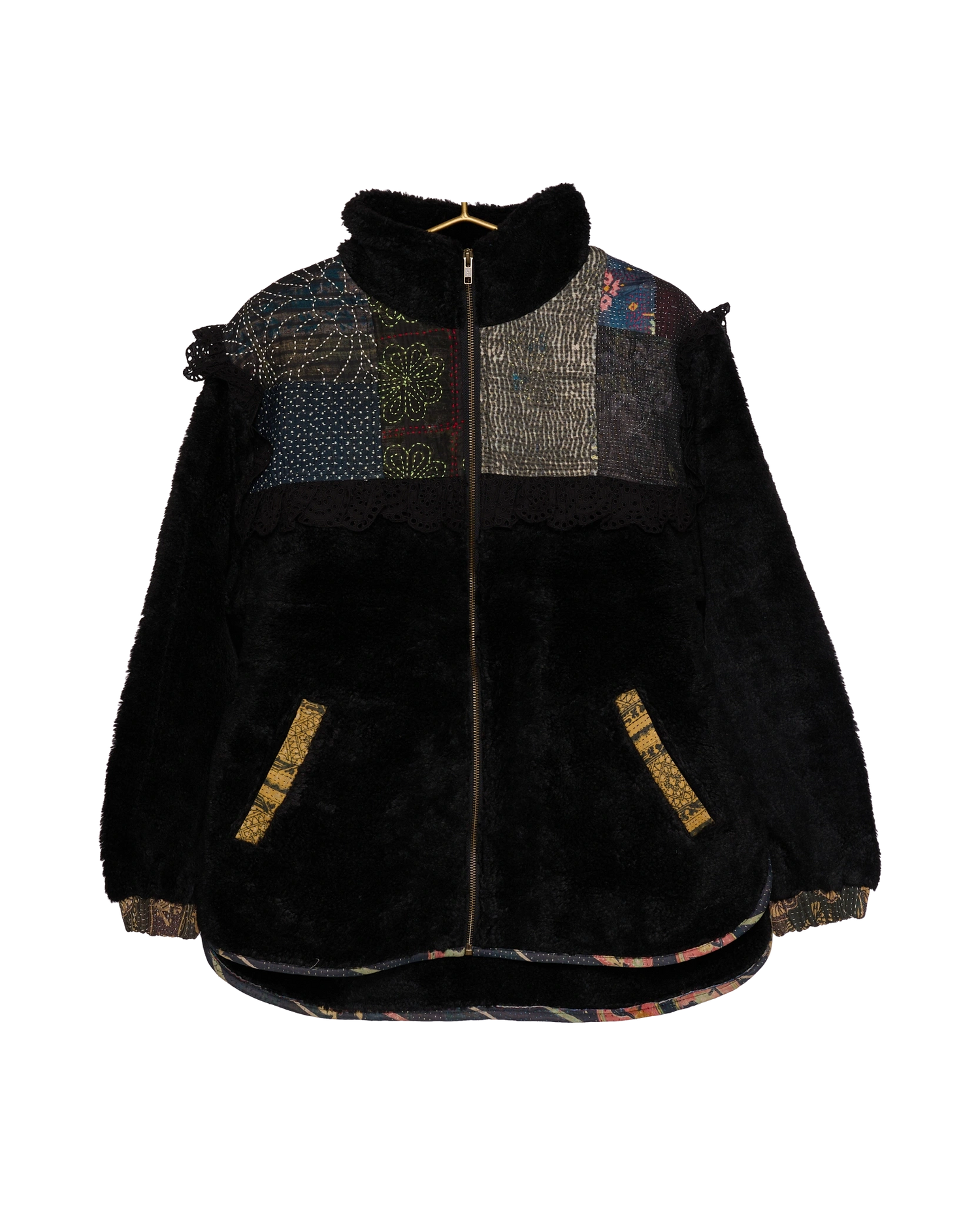 Vilma Jacket - Black Kantha No. 132