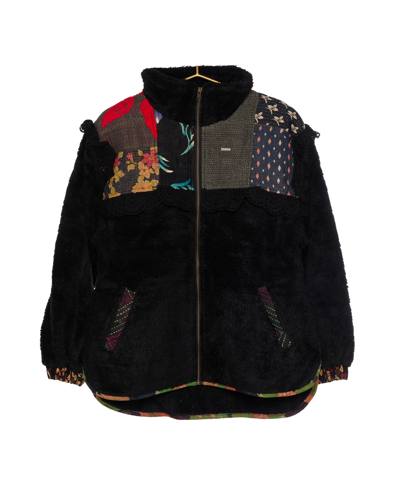 Vilma Jacket - Black Kantha No. 133