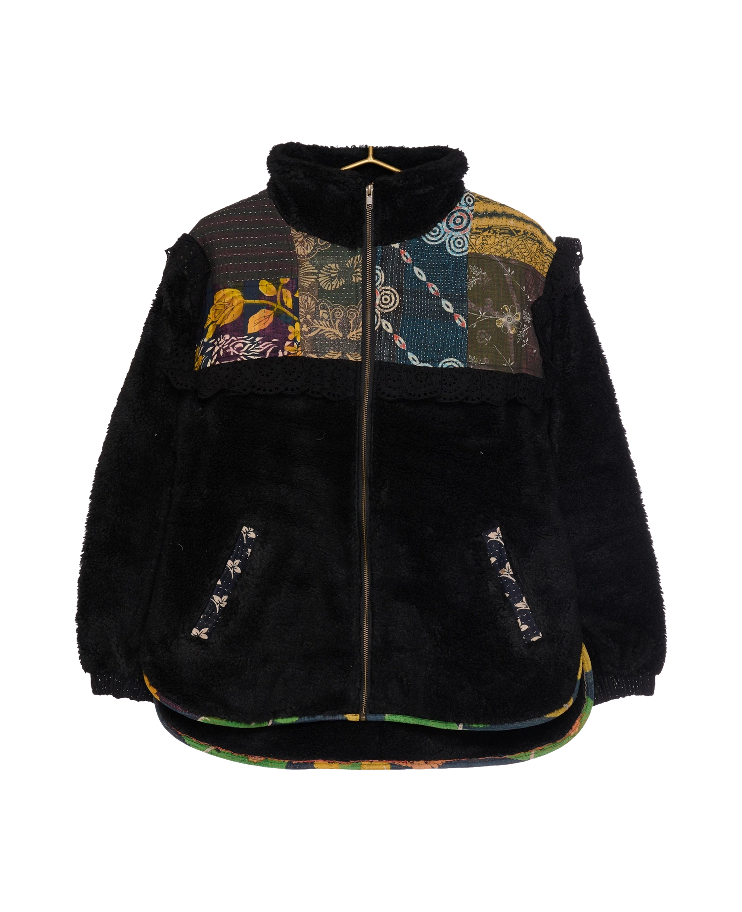 Vilma Jacket - Black Kantha No. 134