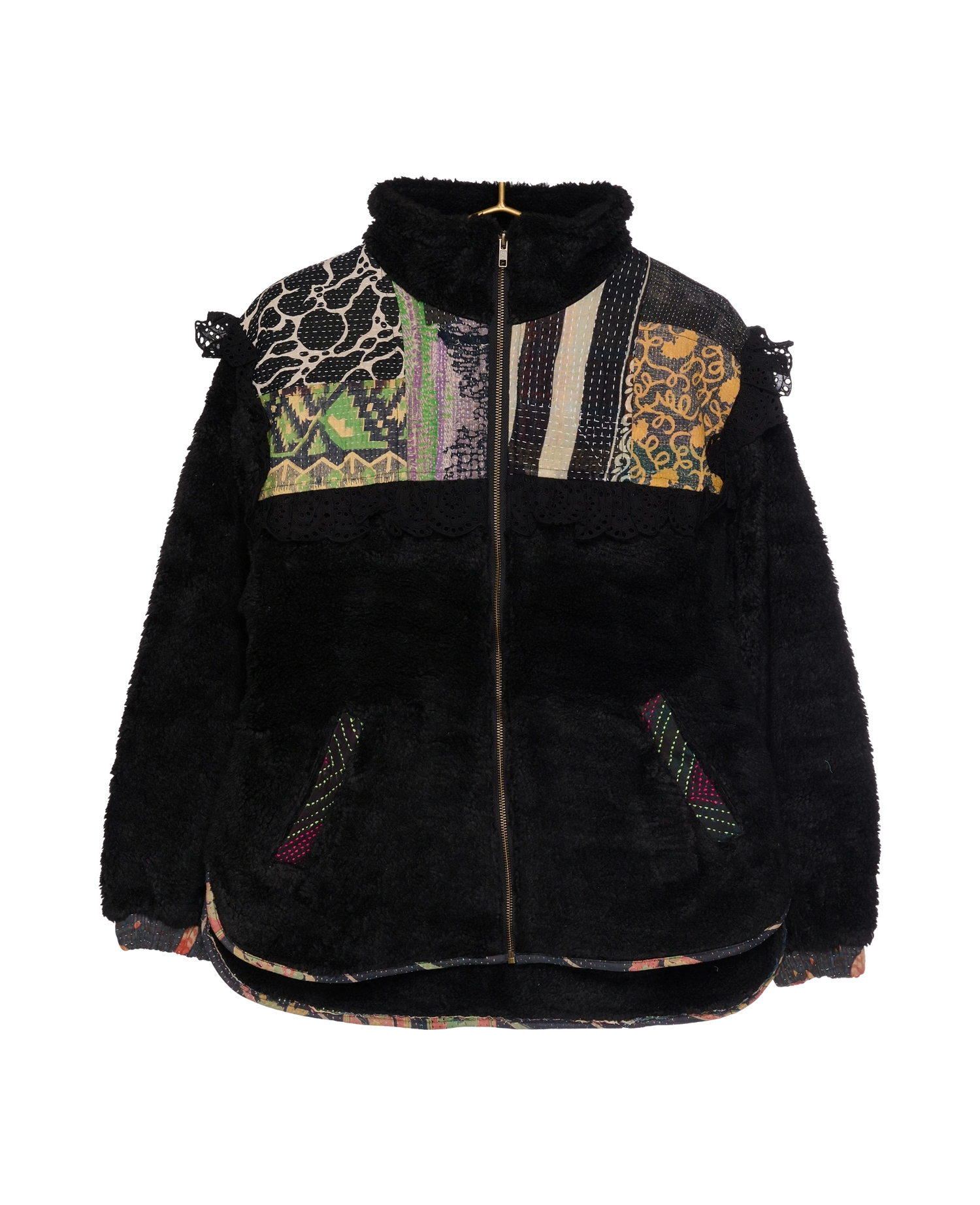 Vilma Jacket - Black Kantha No. 135