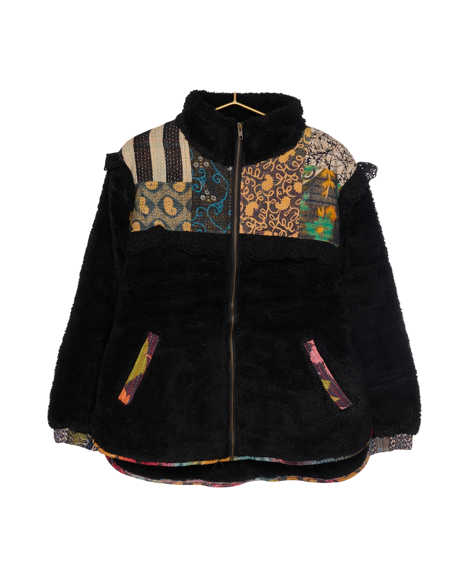 Vilma Jacket - Black Kantha No. 139