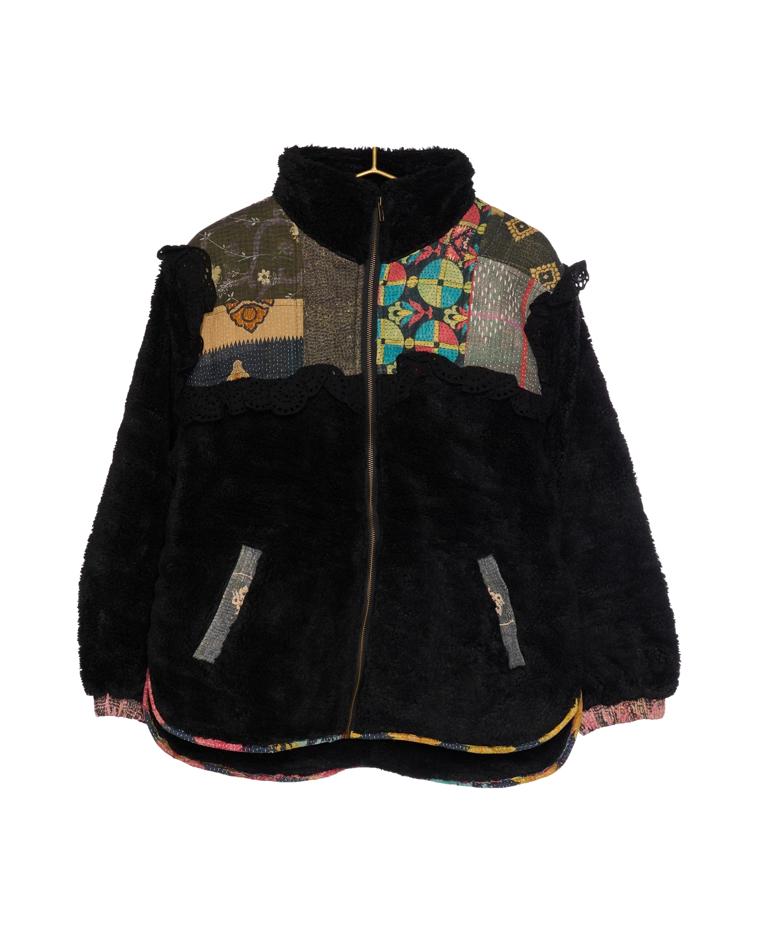 Vilma Jacket - Black Kantha No. 140