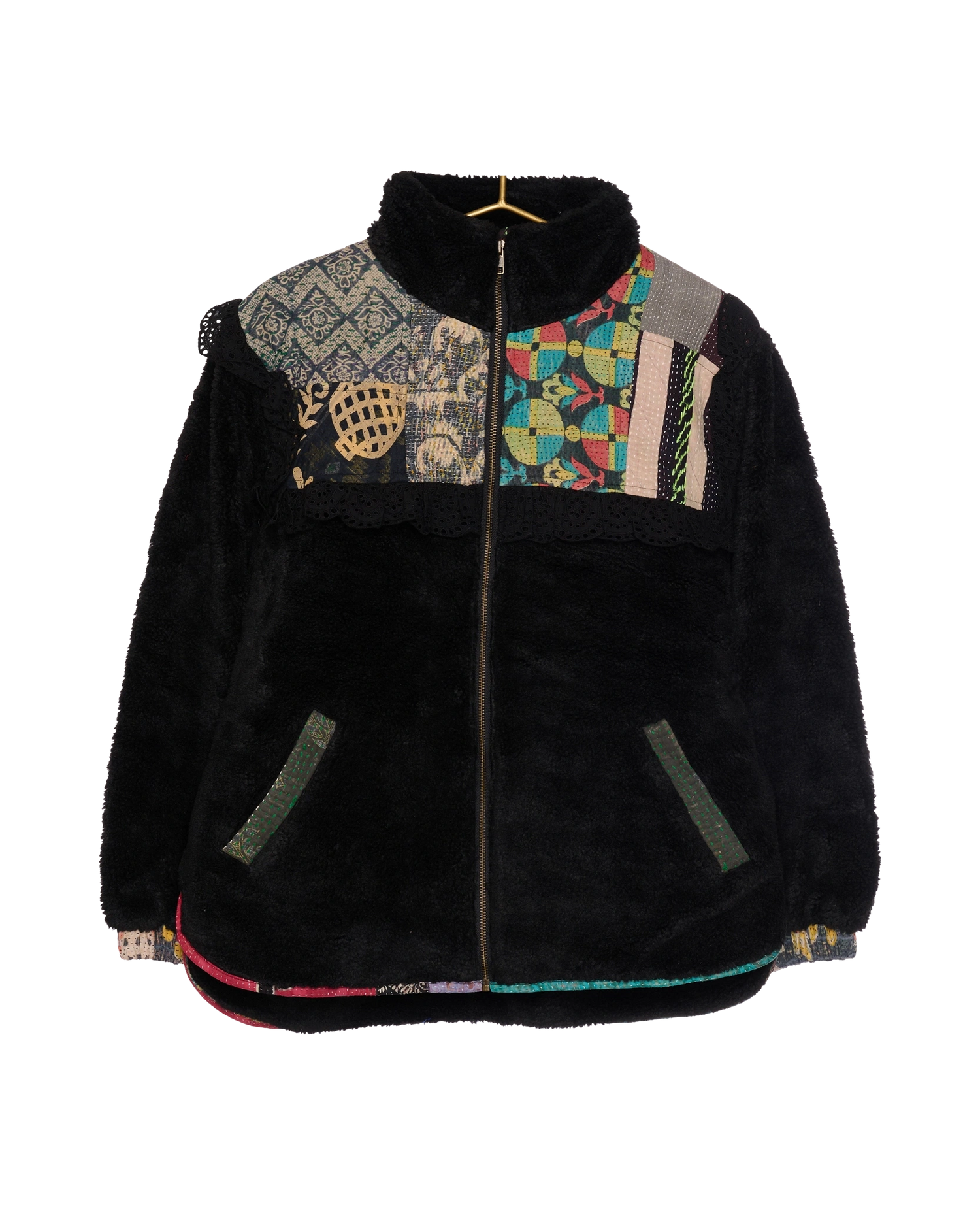 Vilma Jacket - Black Kantha No. 141