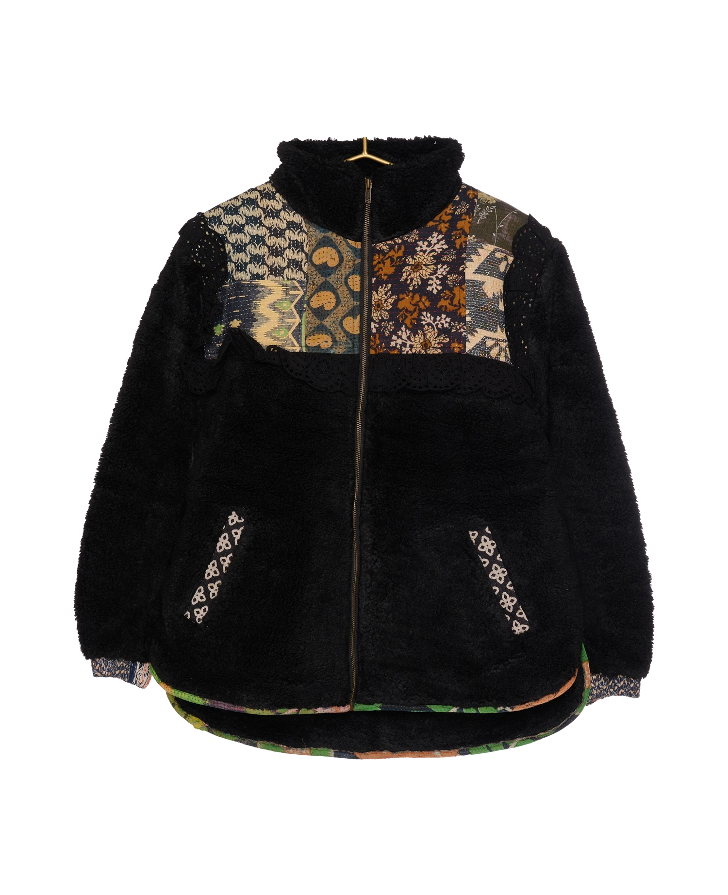 Vilma Jacket - Black Kantha No. 142