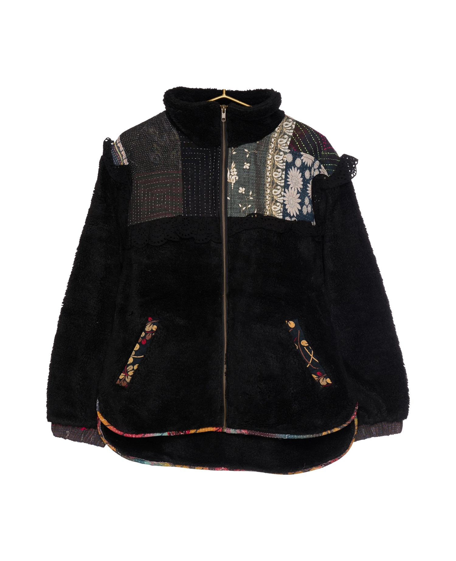 Vilma Jacket - Black Kantha No. 143