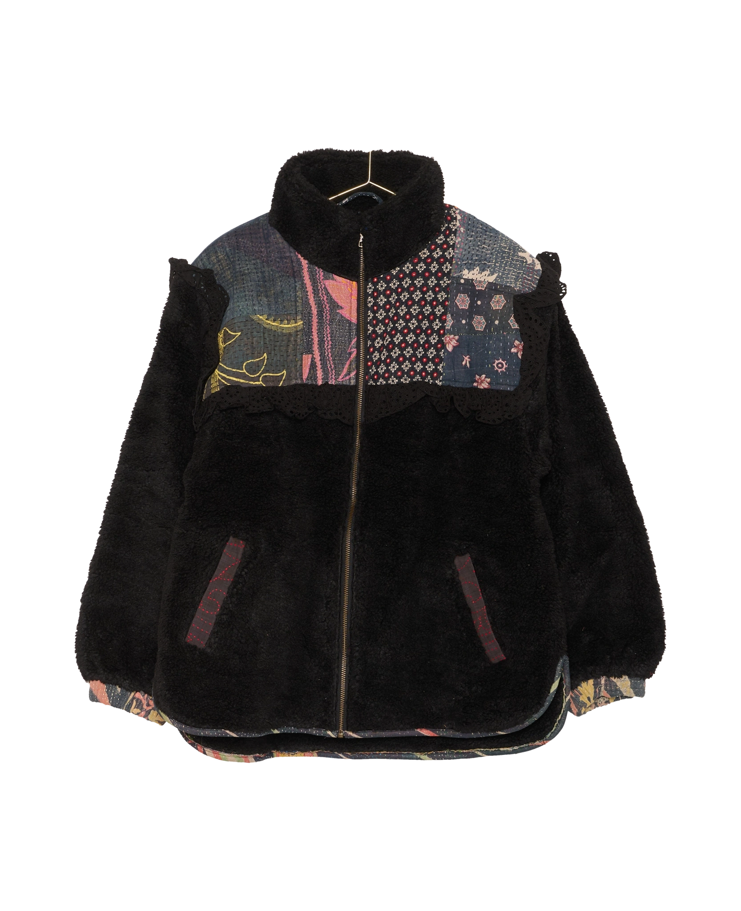 Vilma Jacket - Black Kantha No. 153