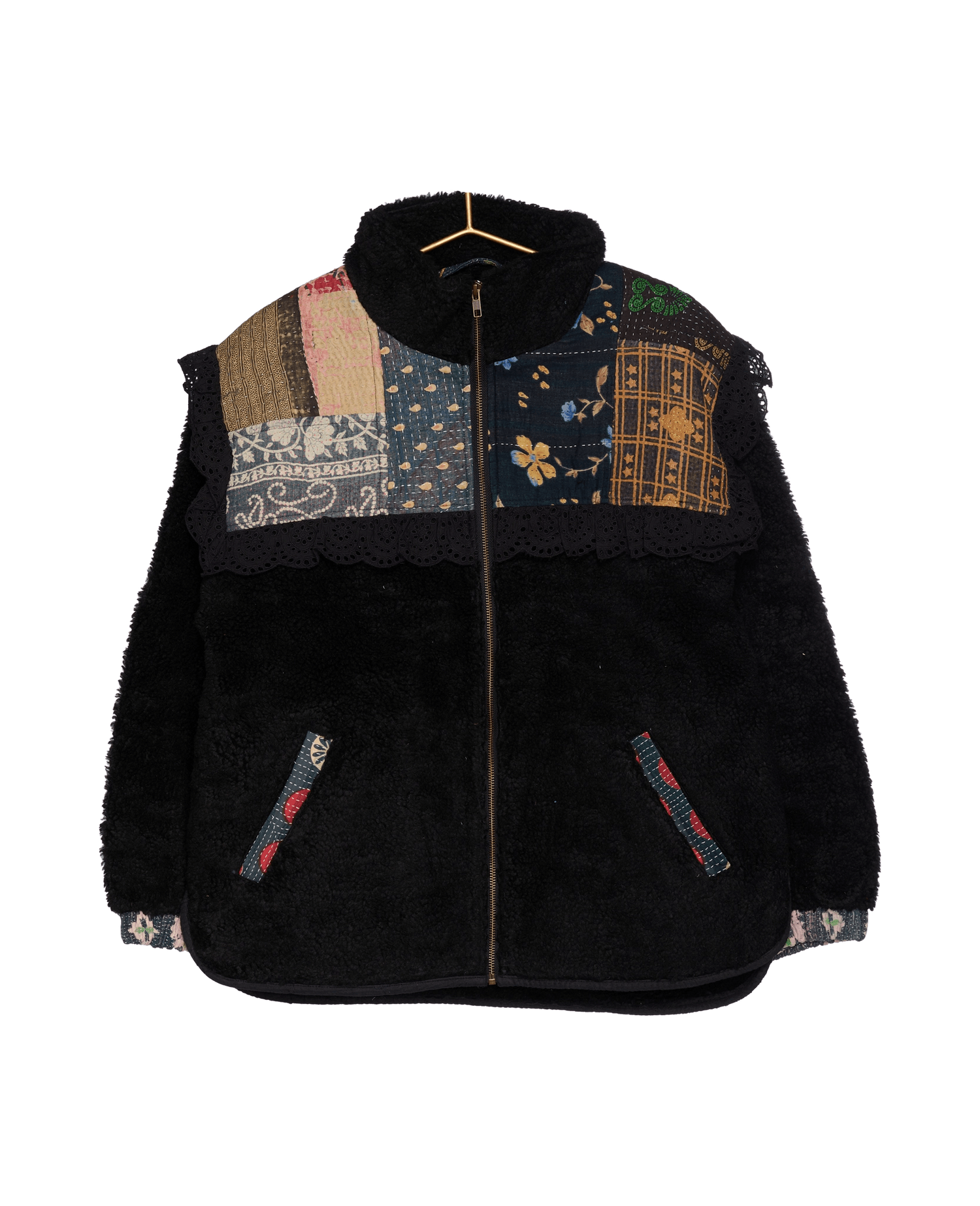 Vilma Jacket - Black Kantha No. 3