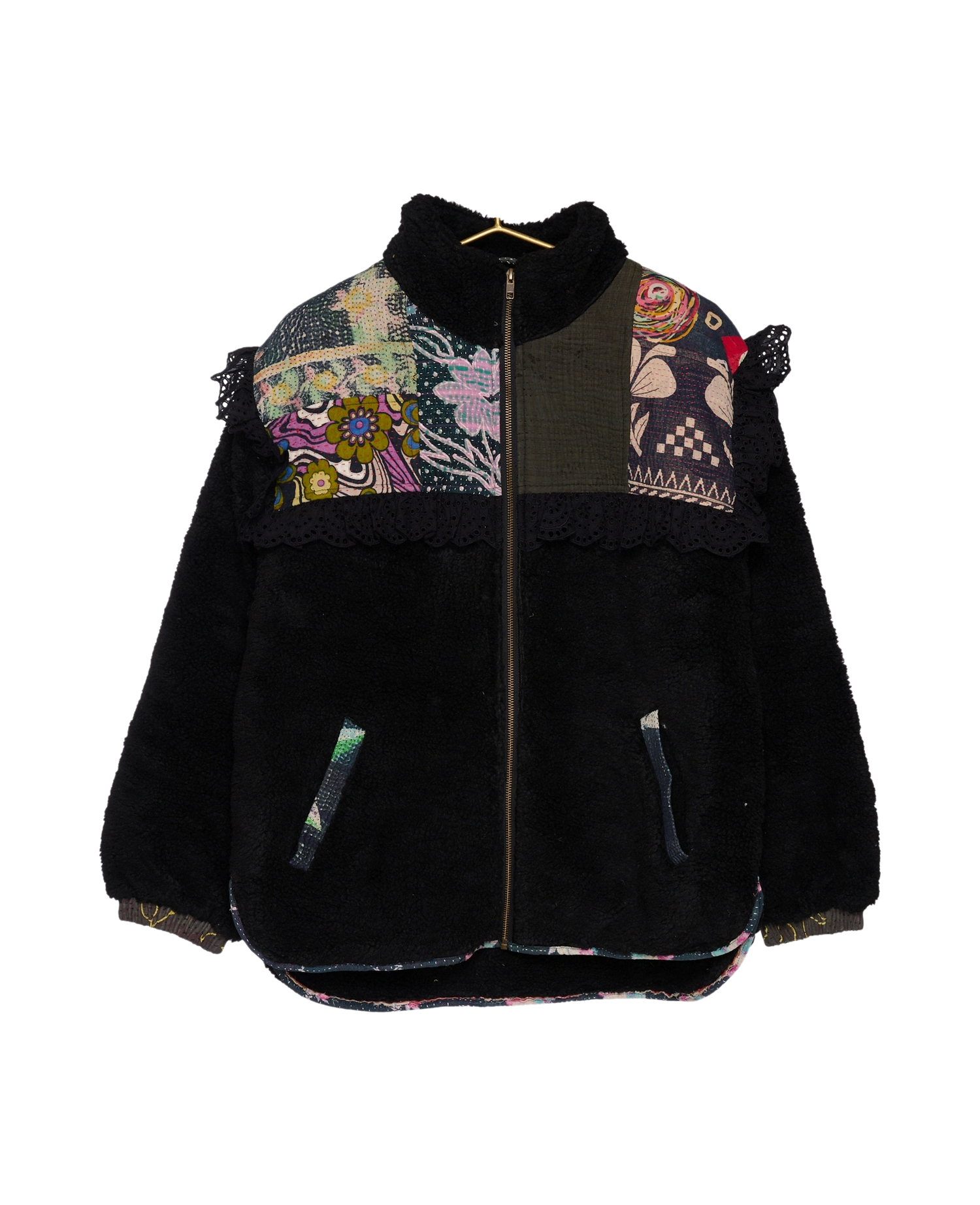 Vilma Jacket - Black Kantha No. 40