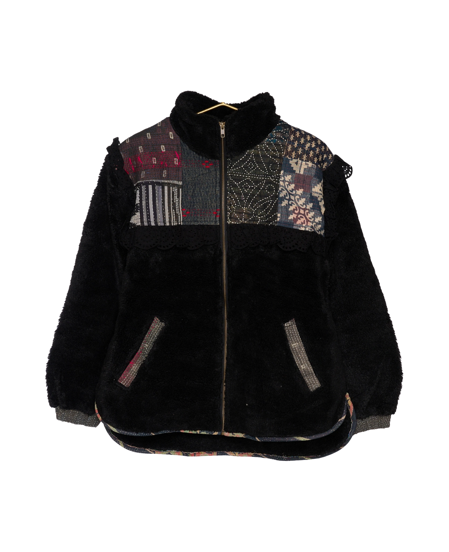 Vilma Jacket - Black Kantha No. 42