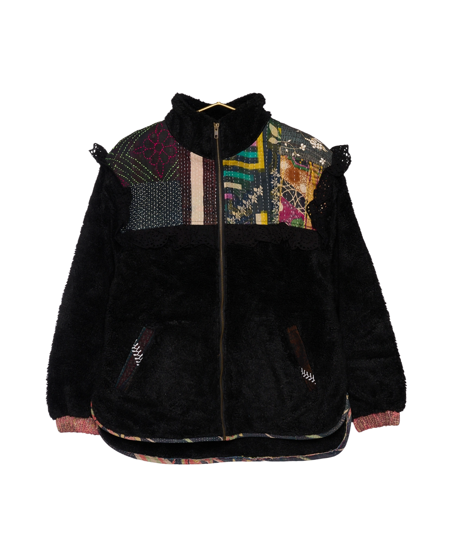 Vilma Jacket - Black Kantha No. 44