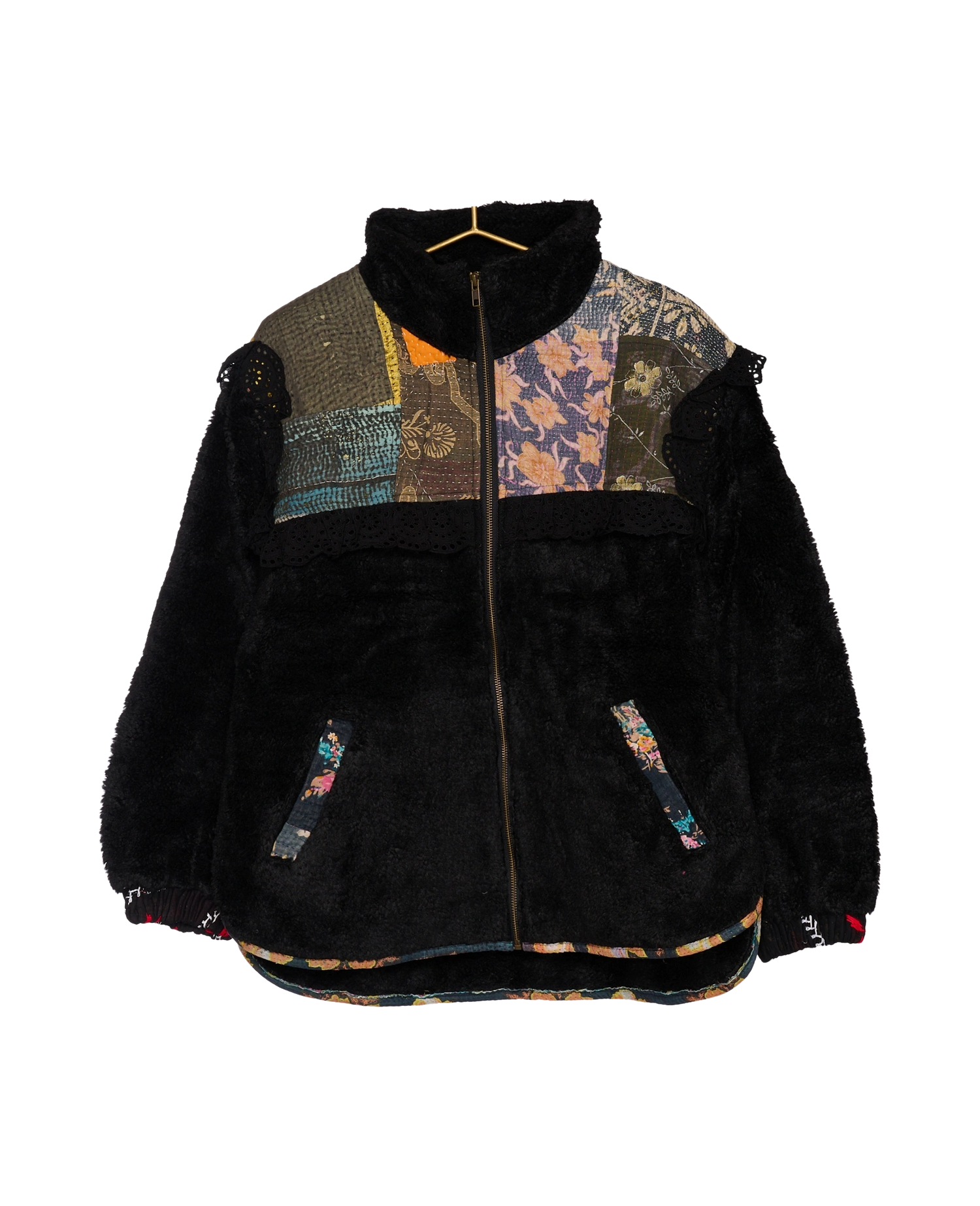 Vilma Jacket - Black Kantha No. 51