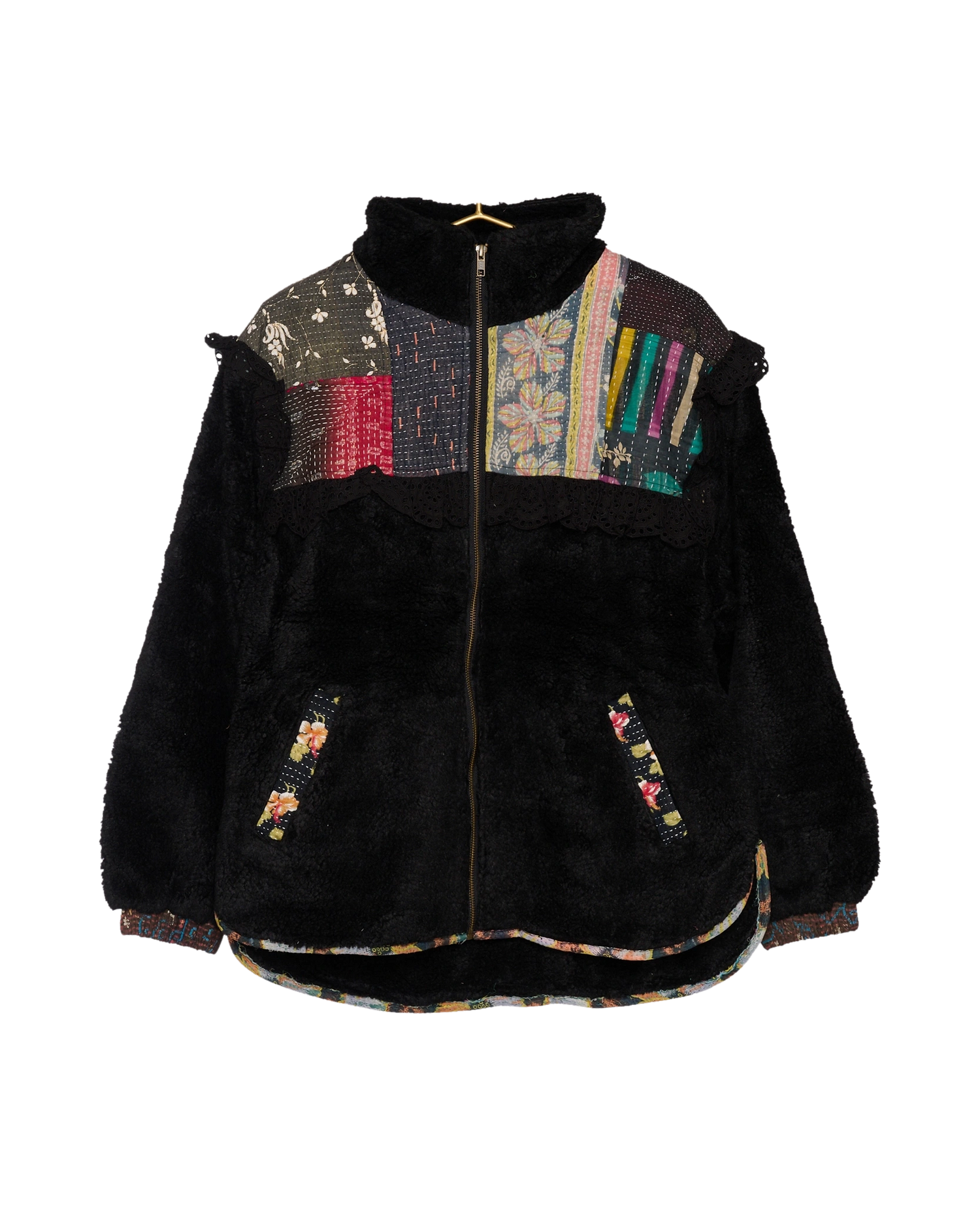 Vilma Jacket - Black Kantha No. 52