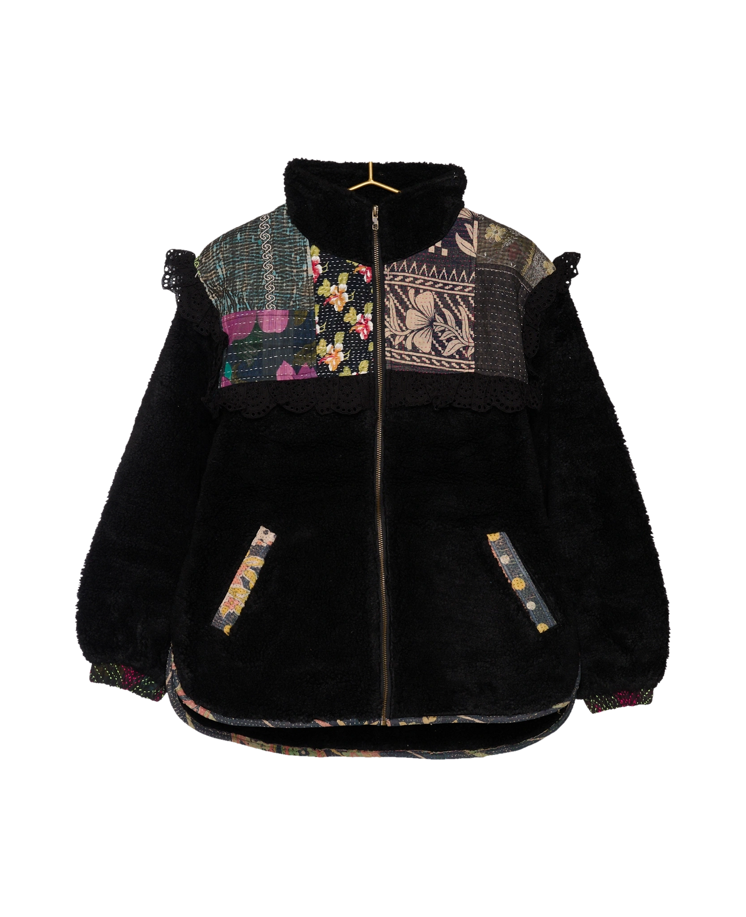 Vilma Jacket - Black Kantha No. 54