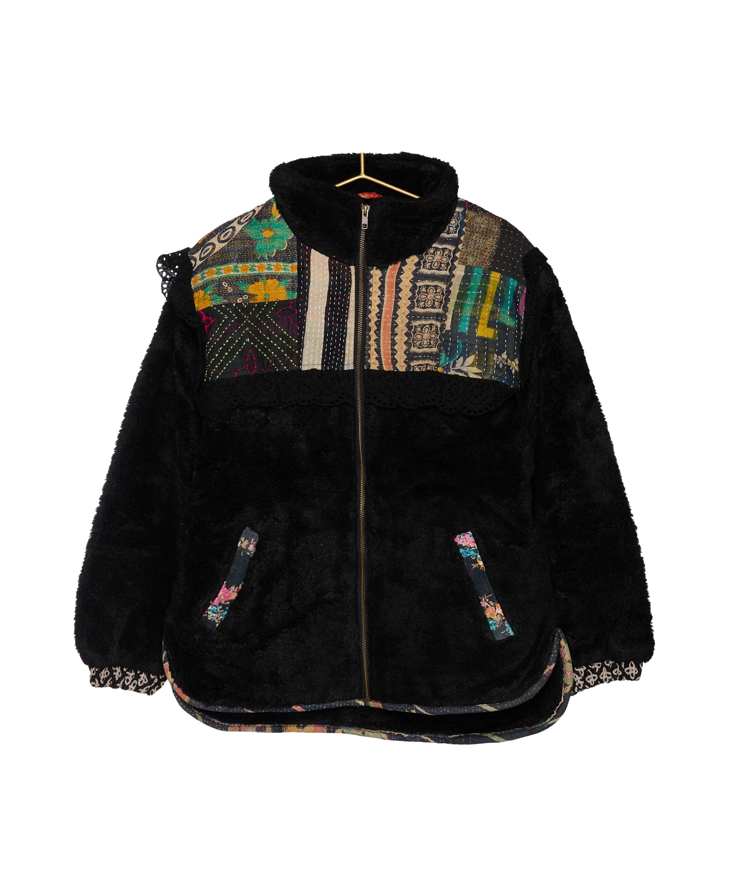 Vilma Jacket - Black Kantha No. 61