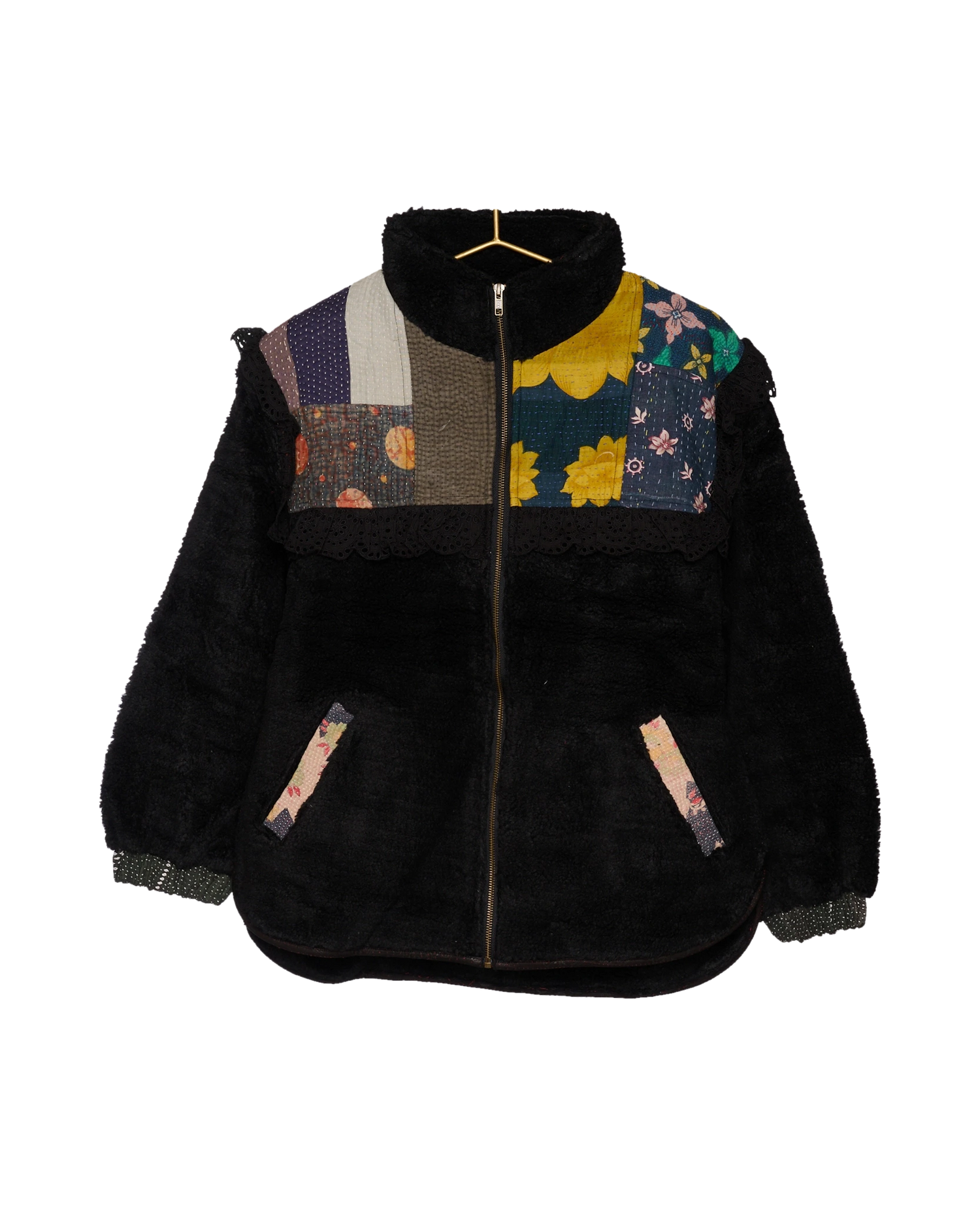 Vilma Jacket - Black Kantha No. 71