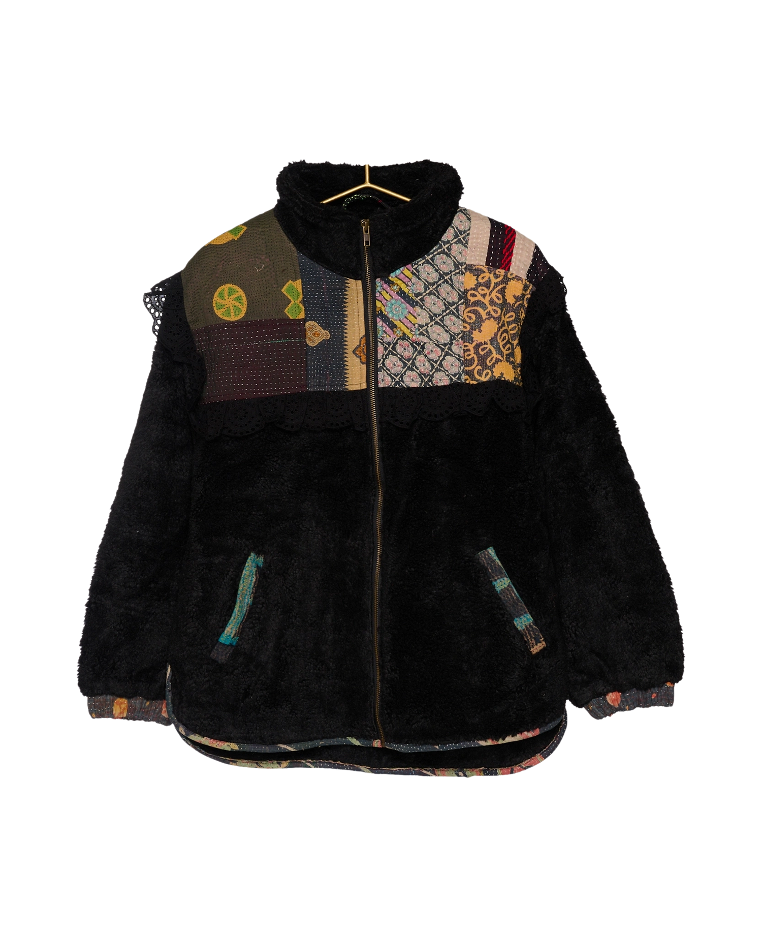 Vilma Jacket - Black Kantha No. 75